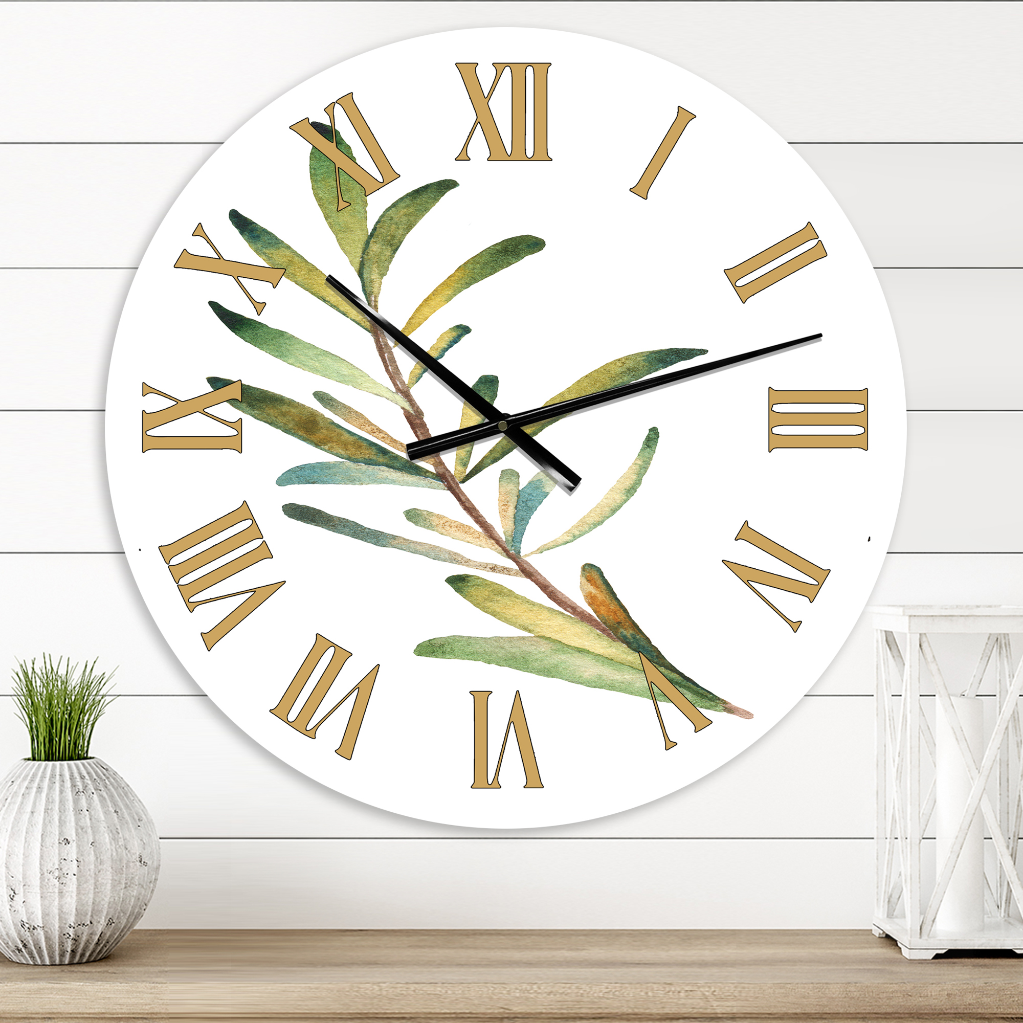 Designart 1 in Quartz Traditional Wall Clock