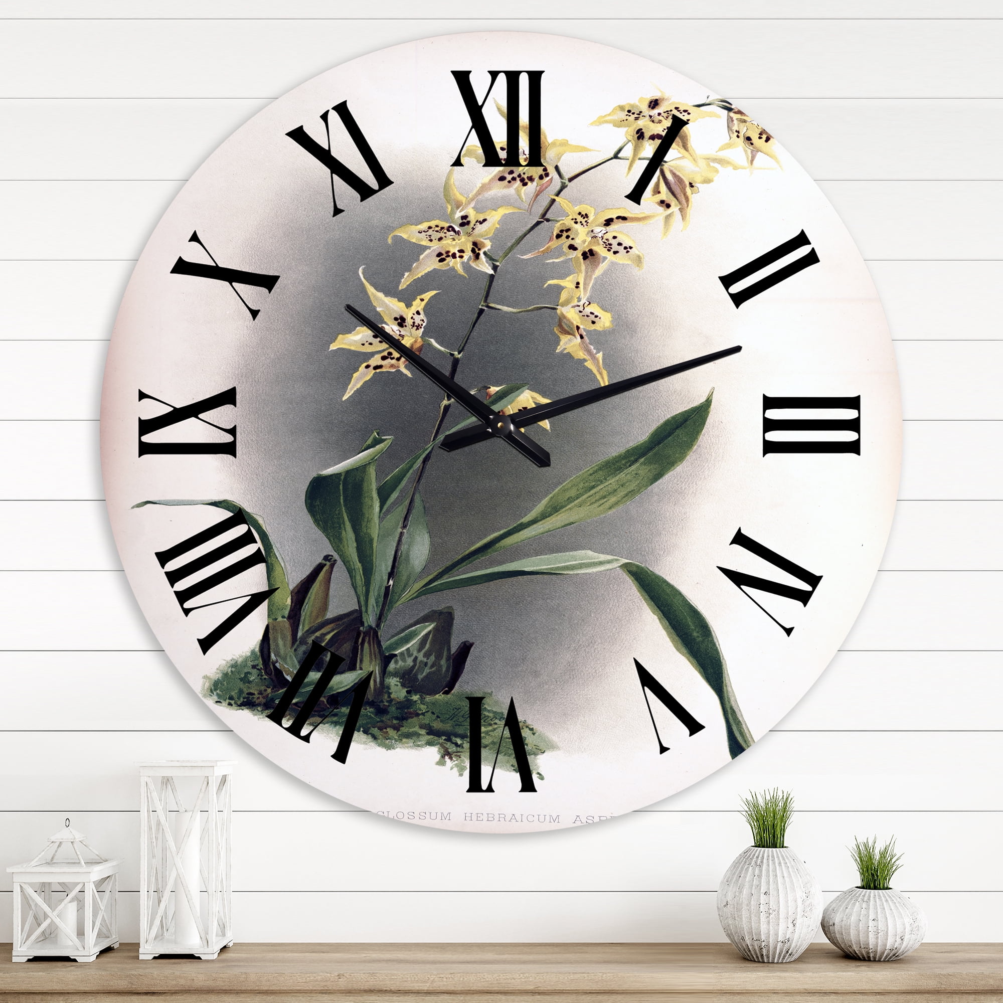 Designart 1 in Quartz Traditional Wall Clock