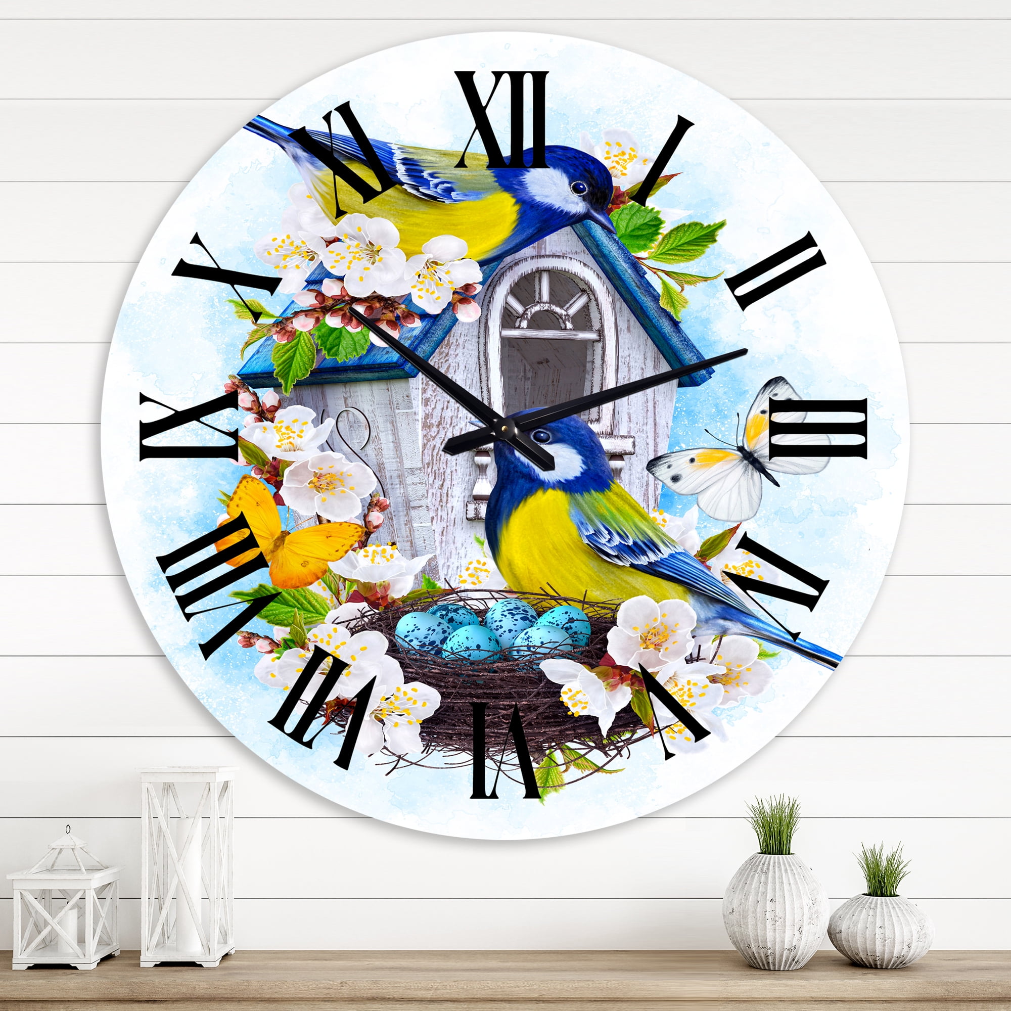 Designart 1 in Quartz Traditional Wall Clock