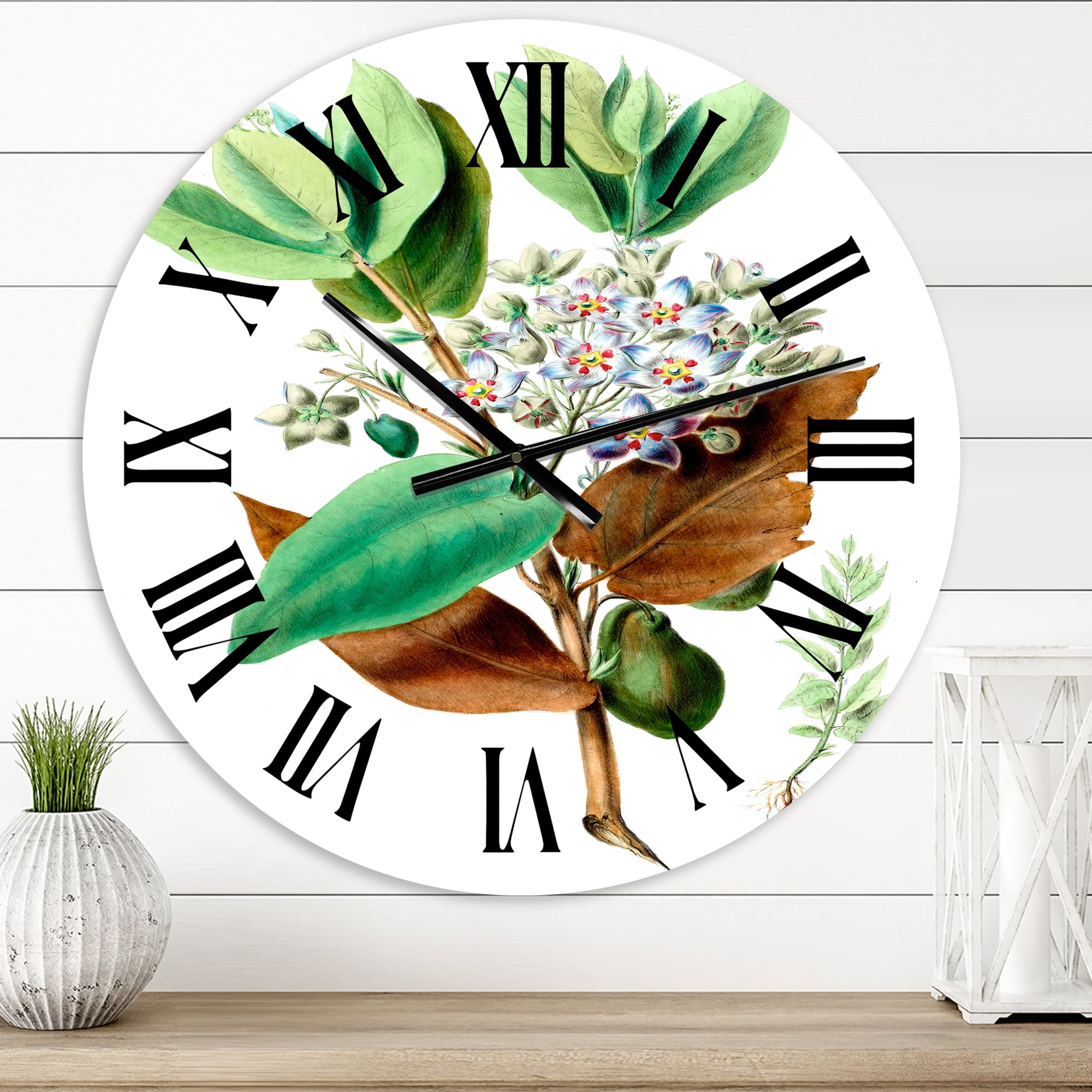 Designart 1 in Quartz Traditional Wall Clock