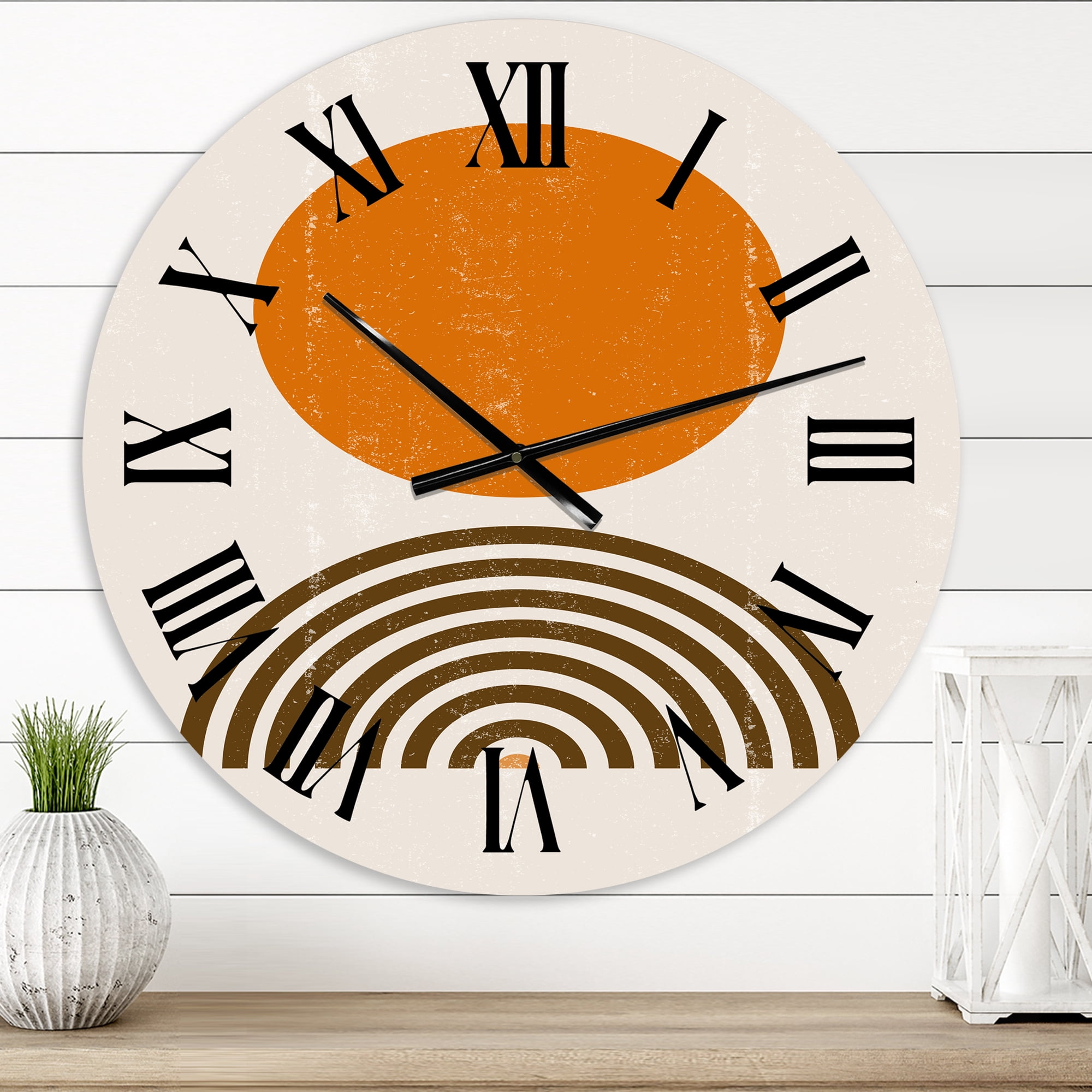 Designart 1 in Quartz Traditional Wall Clock