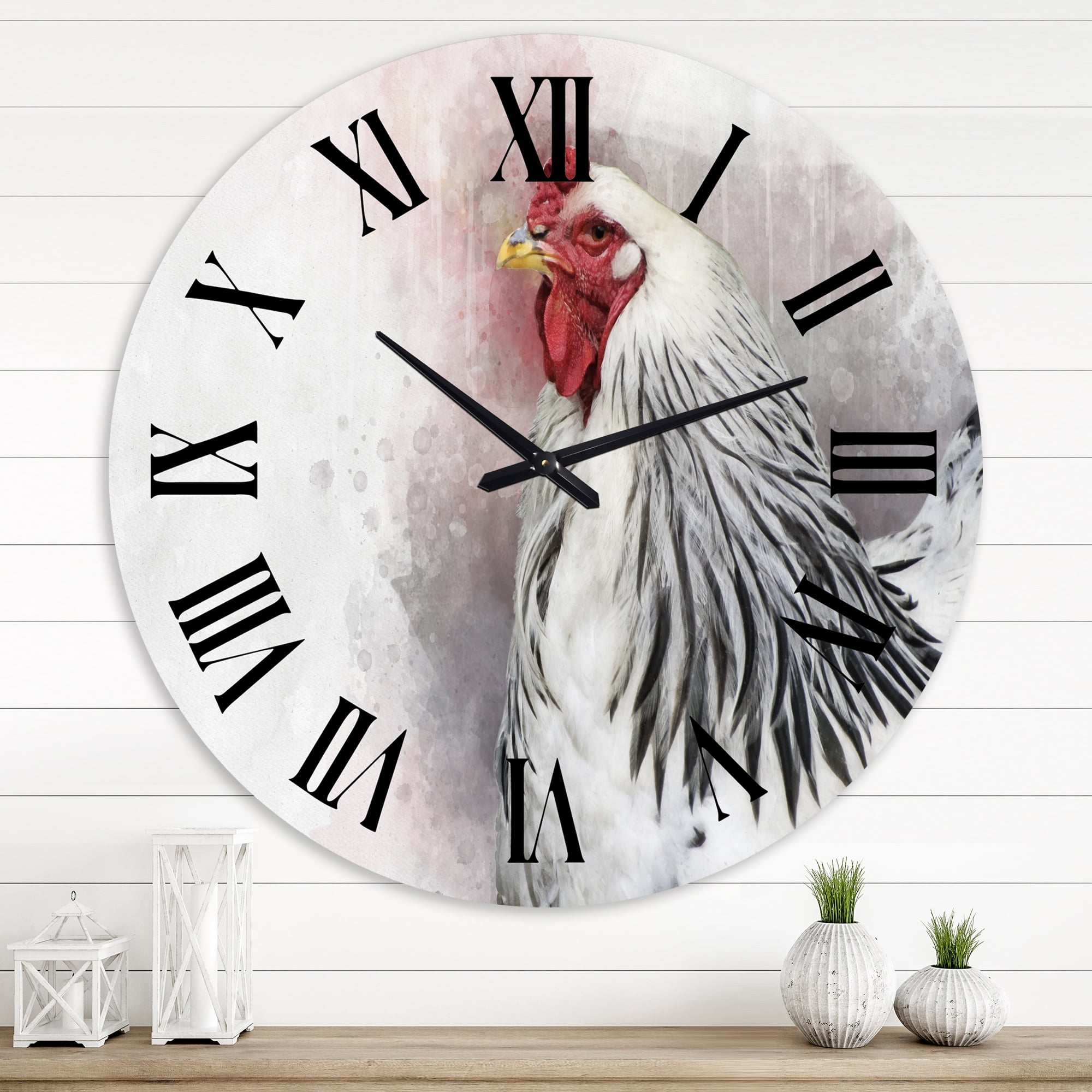 Designart 1 in Quartz Traditional Wall Clock