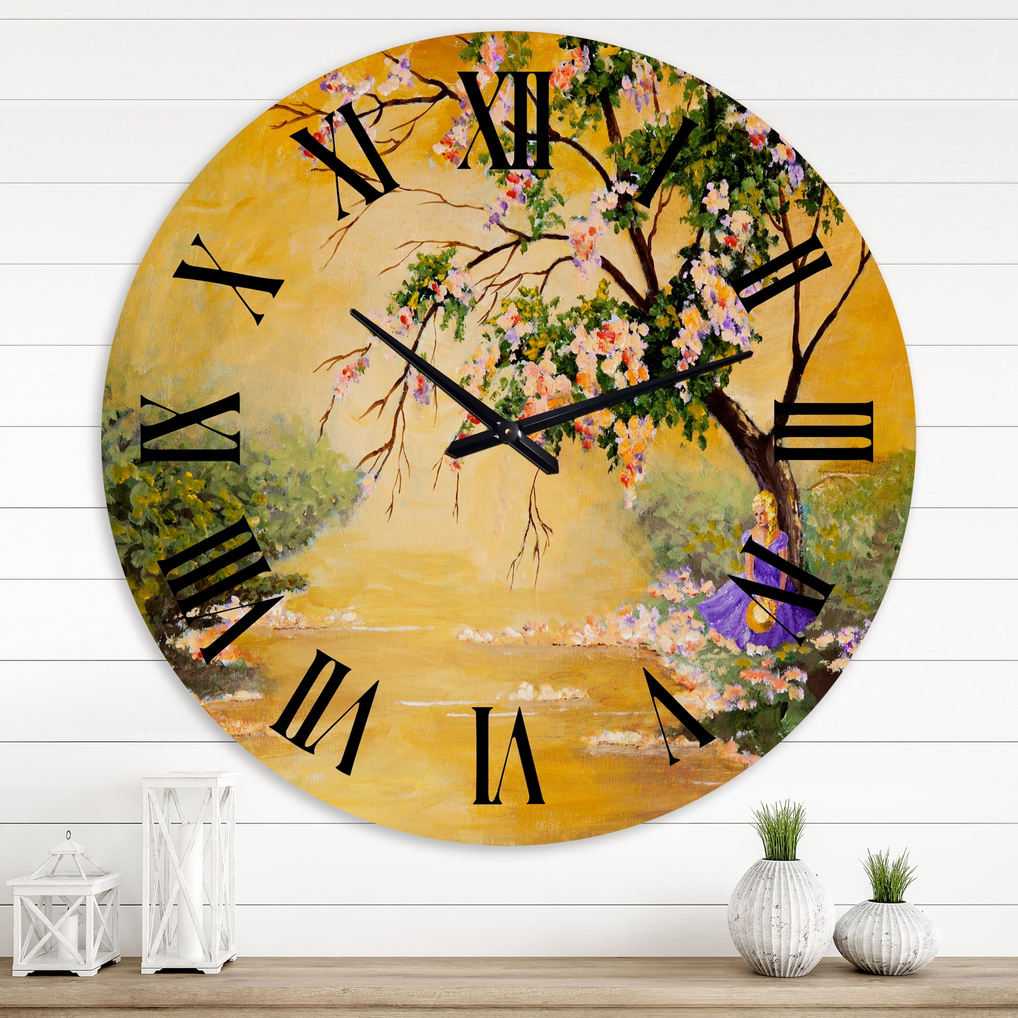 Designart 1 in Quartz Traditional Wall Clock
