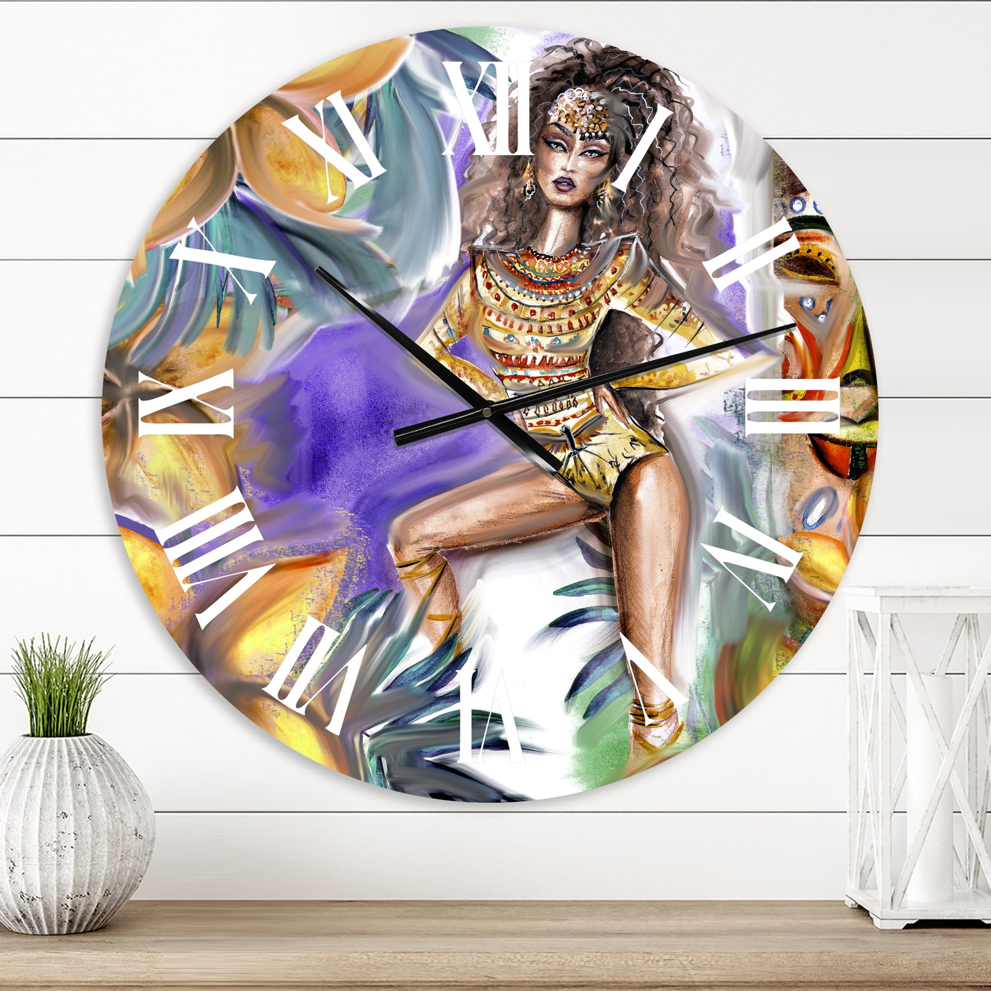 Designart 1 in Quartz Traditional Wall Clock