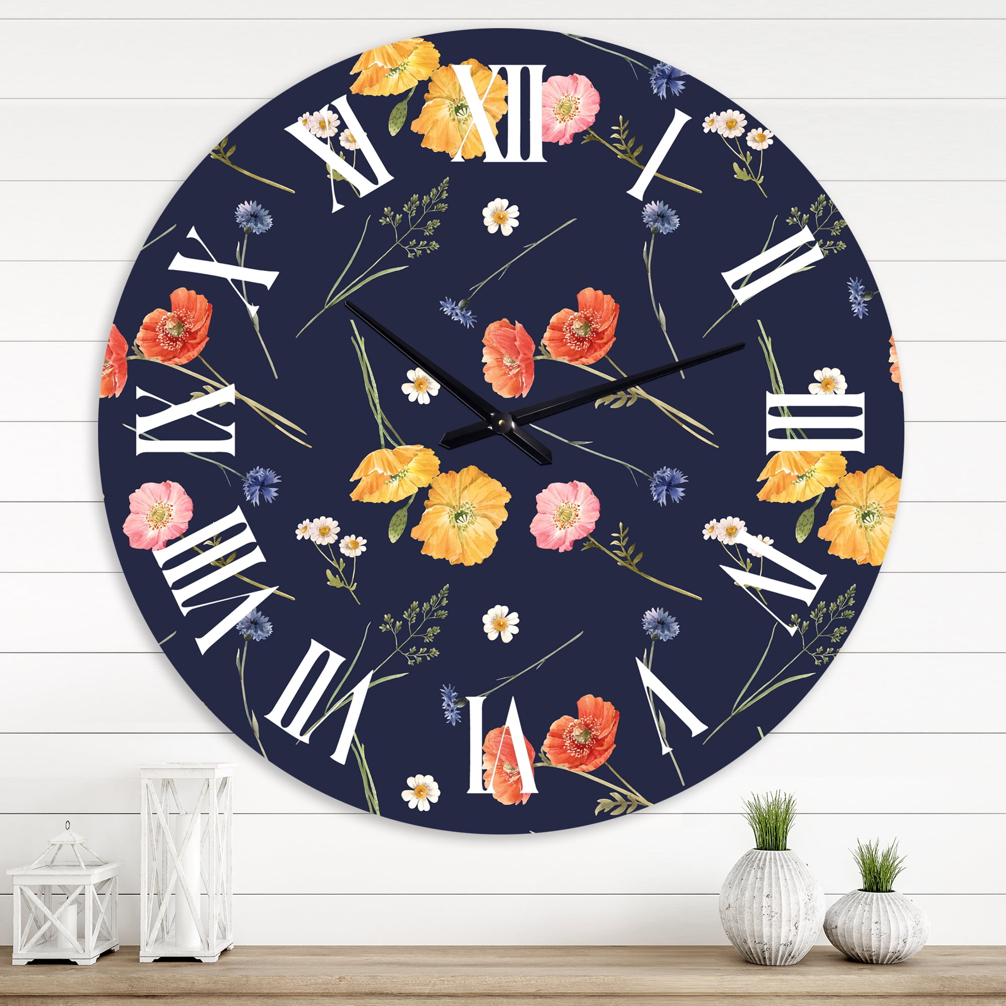 Designart 1 in Quartz Traditional Wall Clock