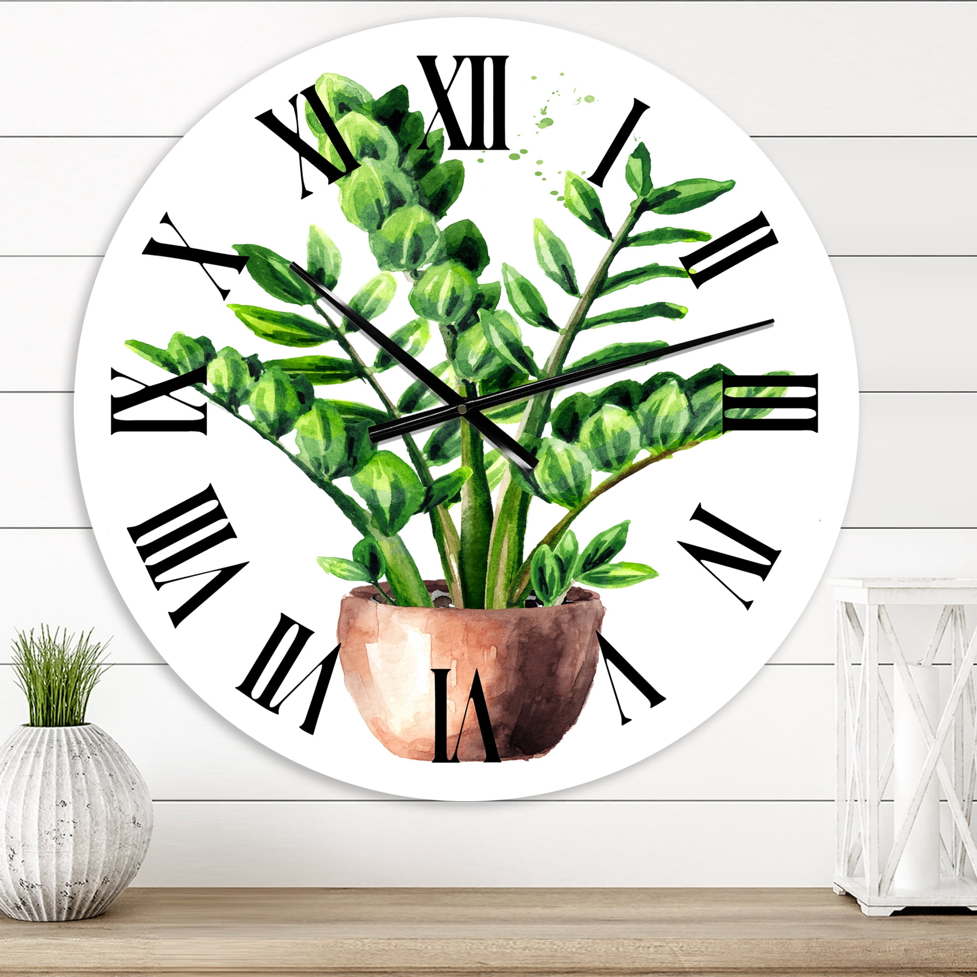 Designart 1 in Quartz Traditional Wall Clock