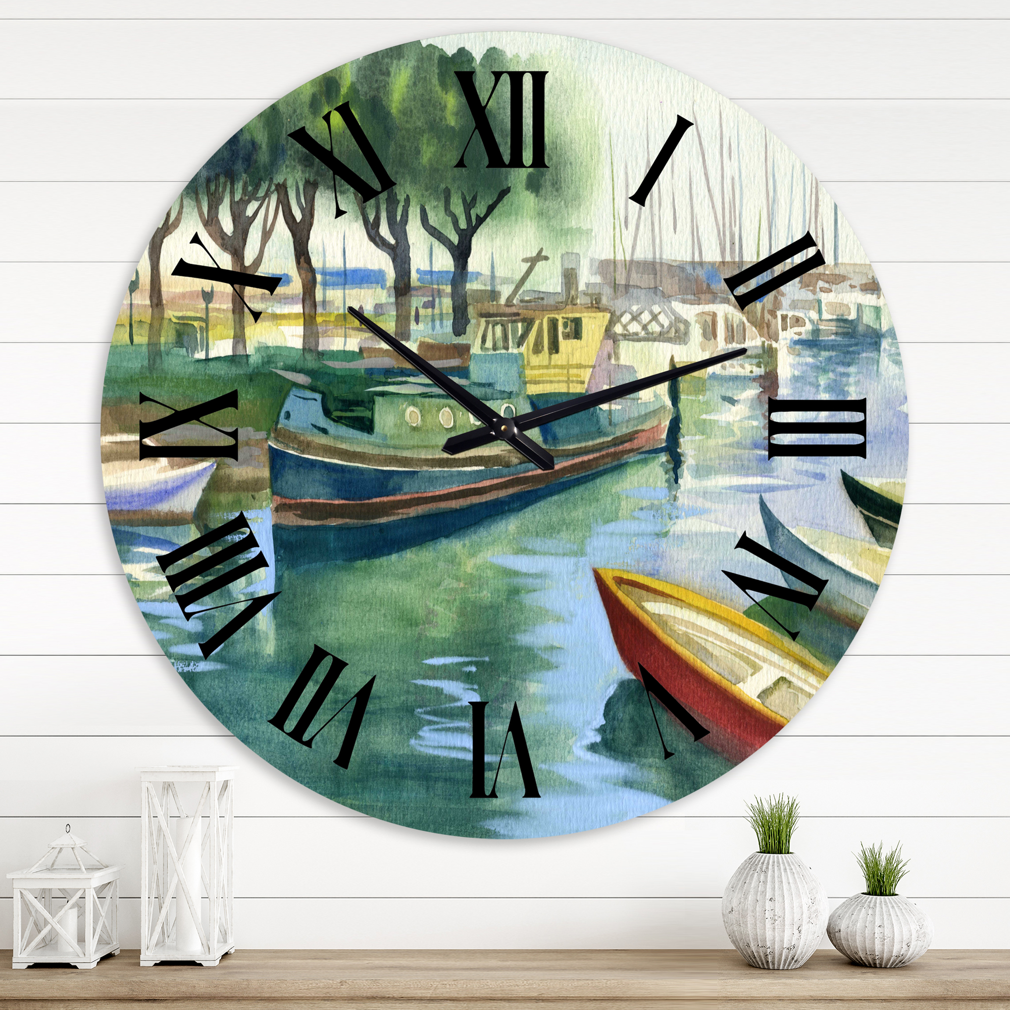 Designart 1 in Quartz Traditional Wall Clock