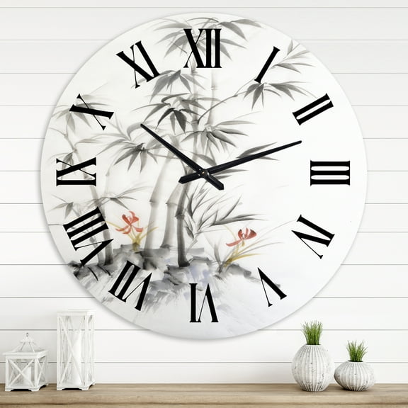 Designart 1 in Quartz Traditional Wall Clock