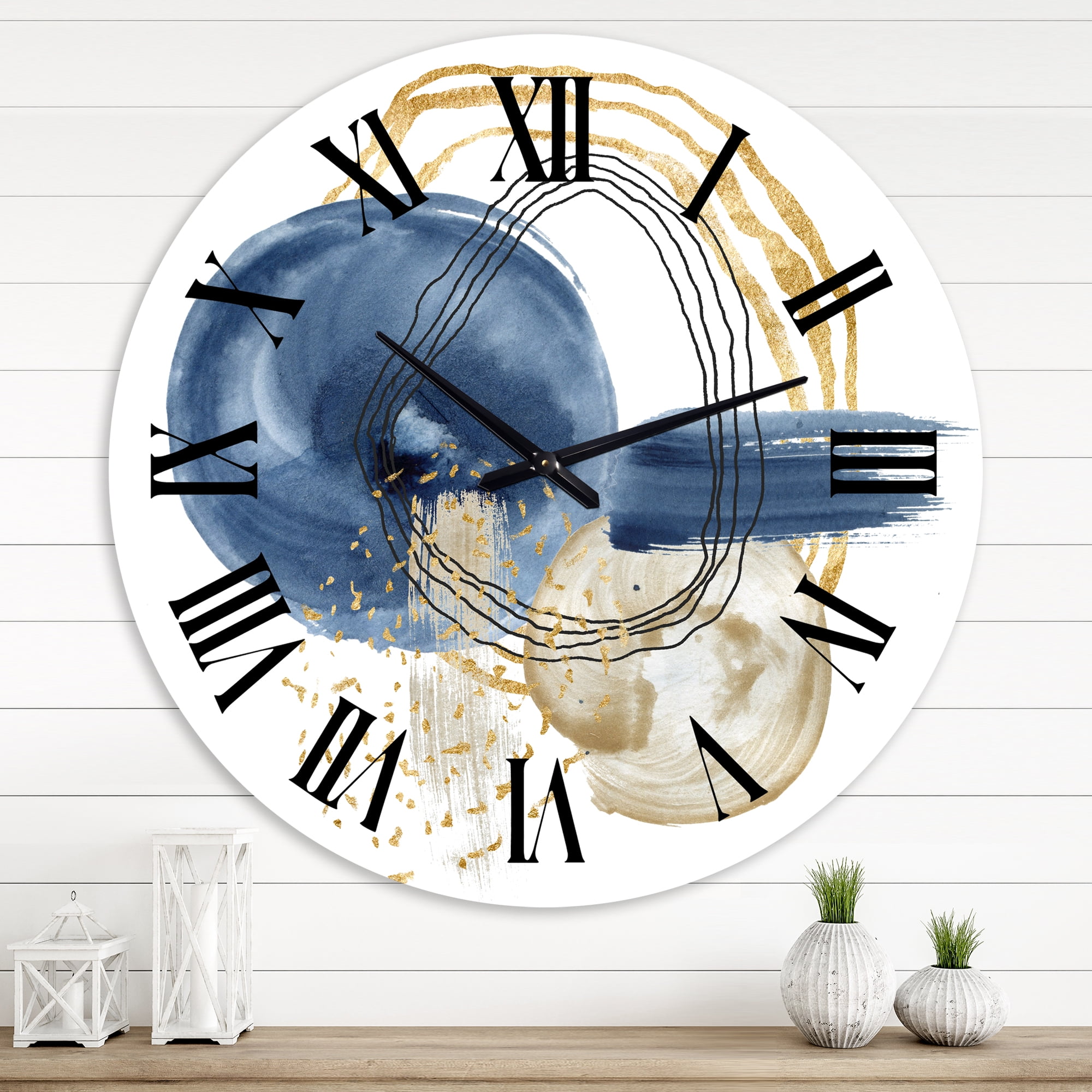 Designart 1 in Quartz Traditional Wall Clock