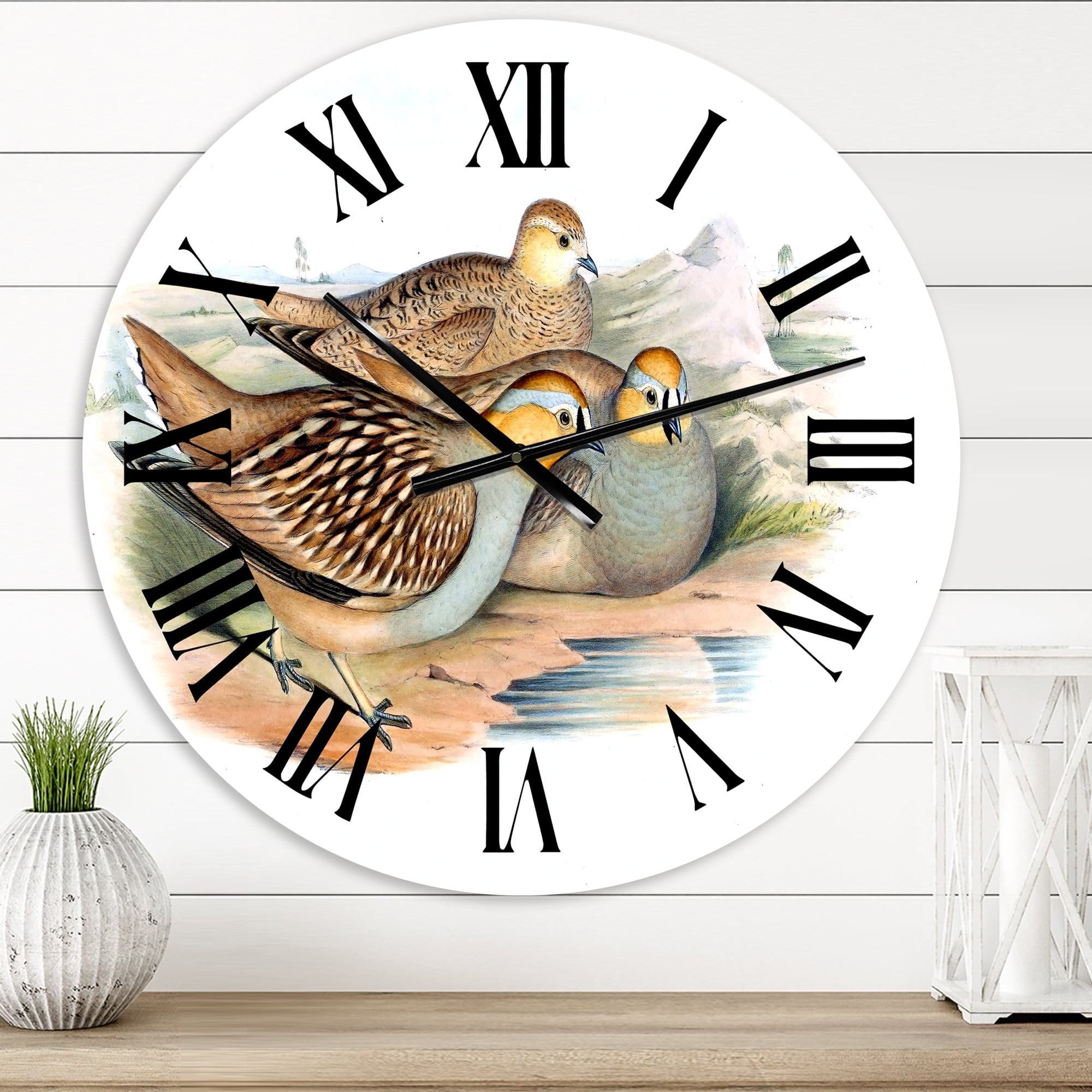 Designart 1 in Quartz Traditional Wall Clock