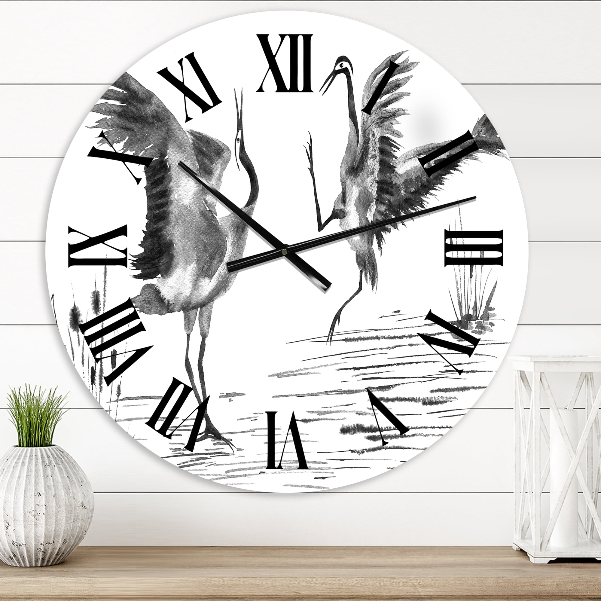 Designart 1 in Quartz Traditional Wall Clock