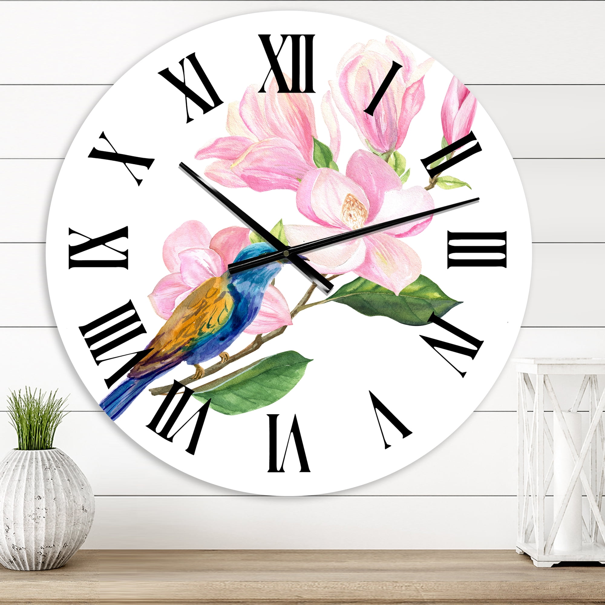 Designart 1 in Quartz Traditional Wall Clock