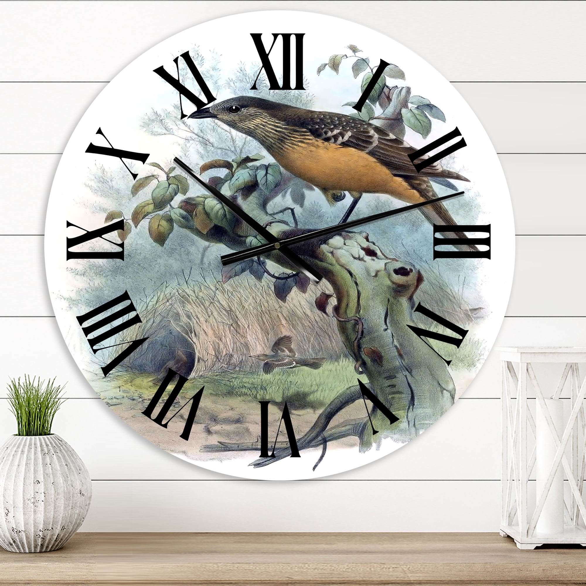 Designart 1 in Quartz Traditional Wall Clock