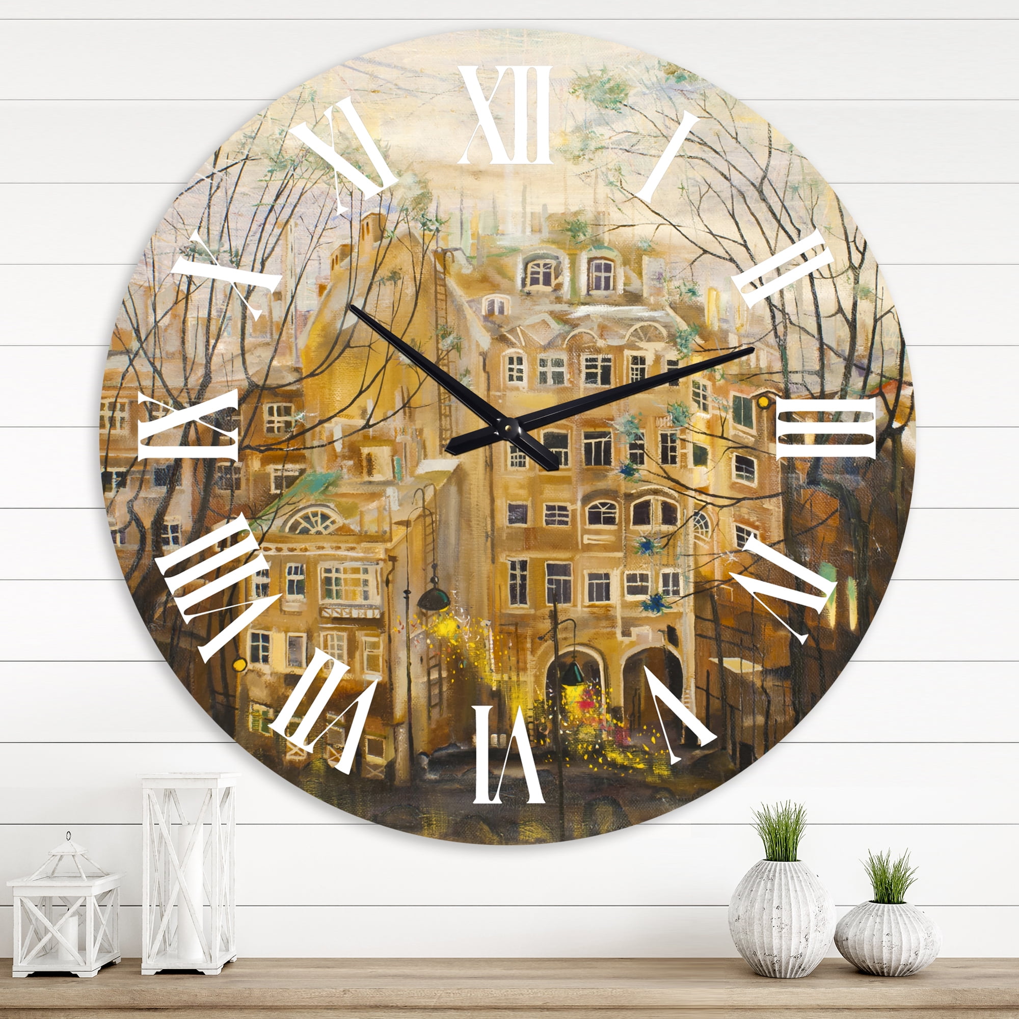 Designart 1 in Quartz Traditional Wall Clock