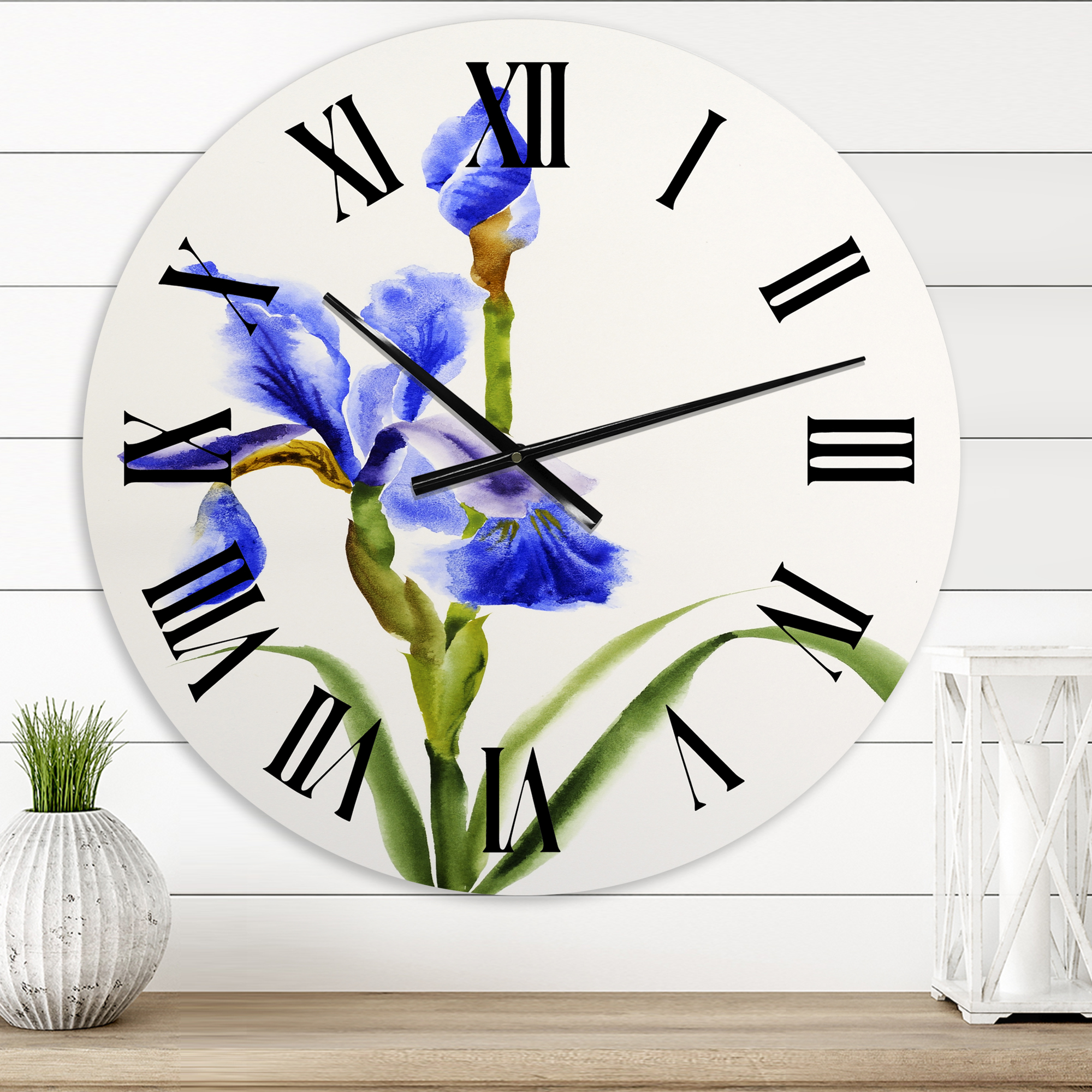 Designart 1 in Quartz Traditional Wall Clock
