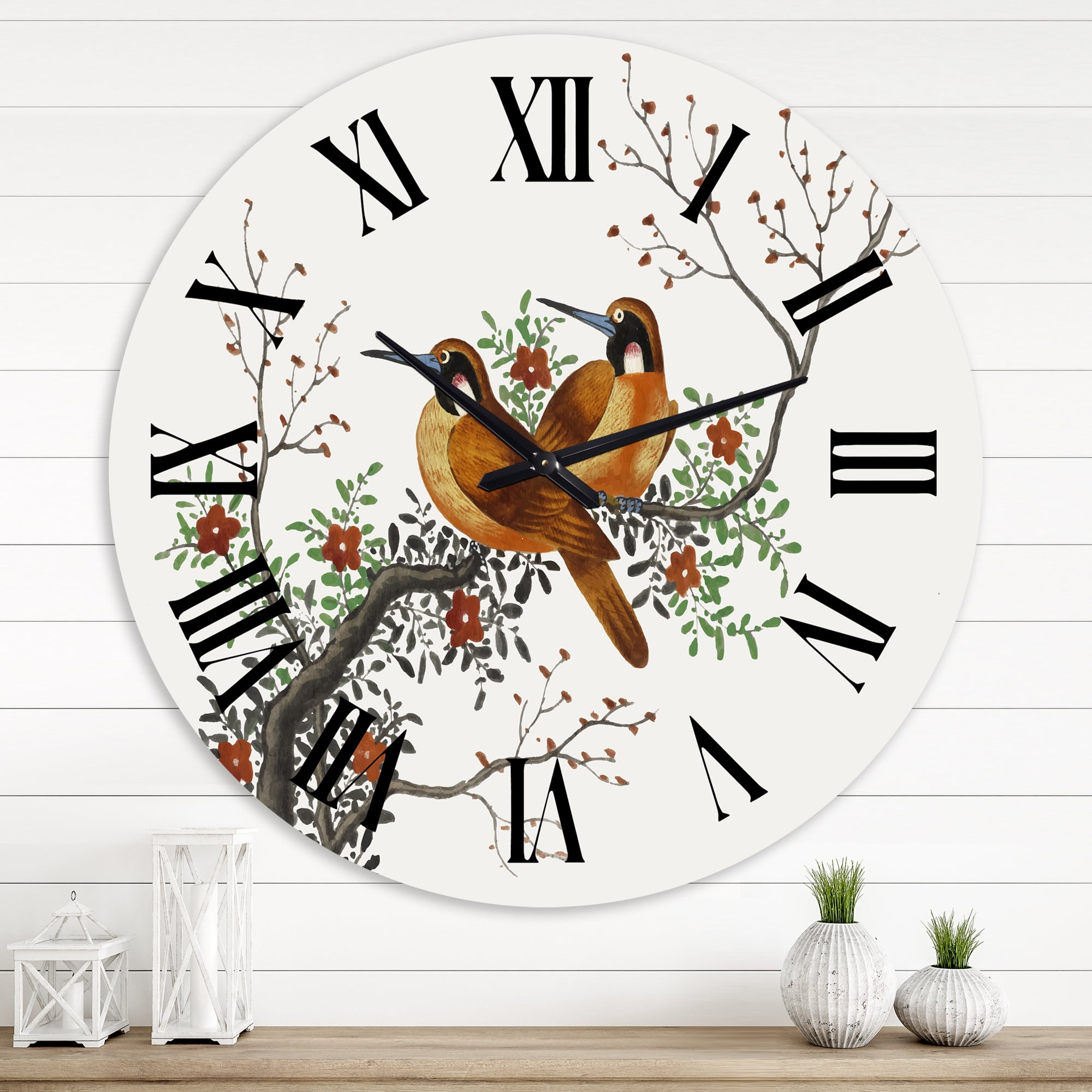Designart 1 in Quartz Traditional Wall Clock