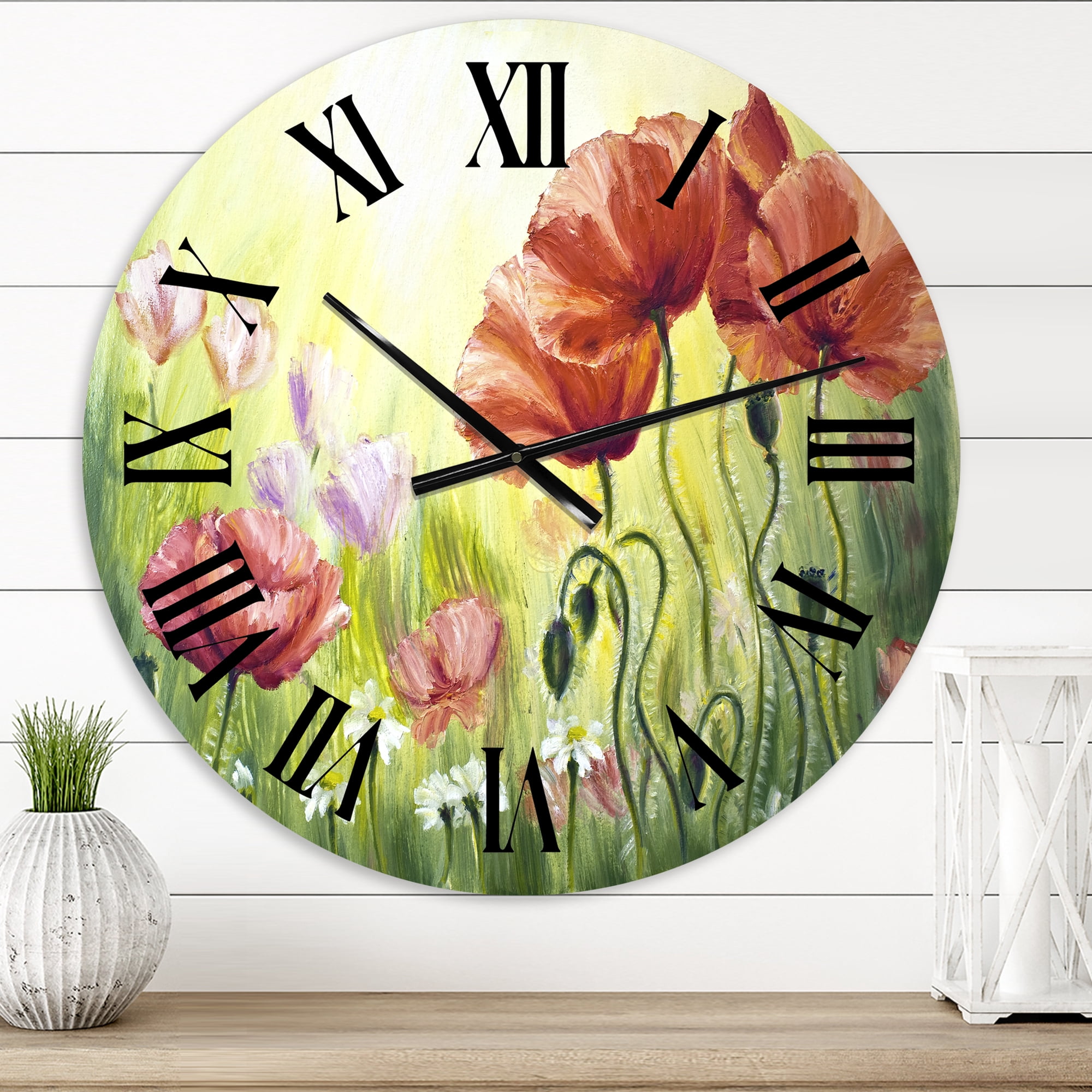 Designart 1 in Quartz Traditional Wall Clock