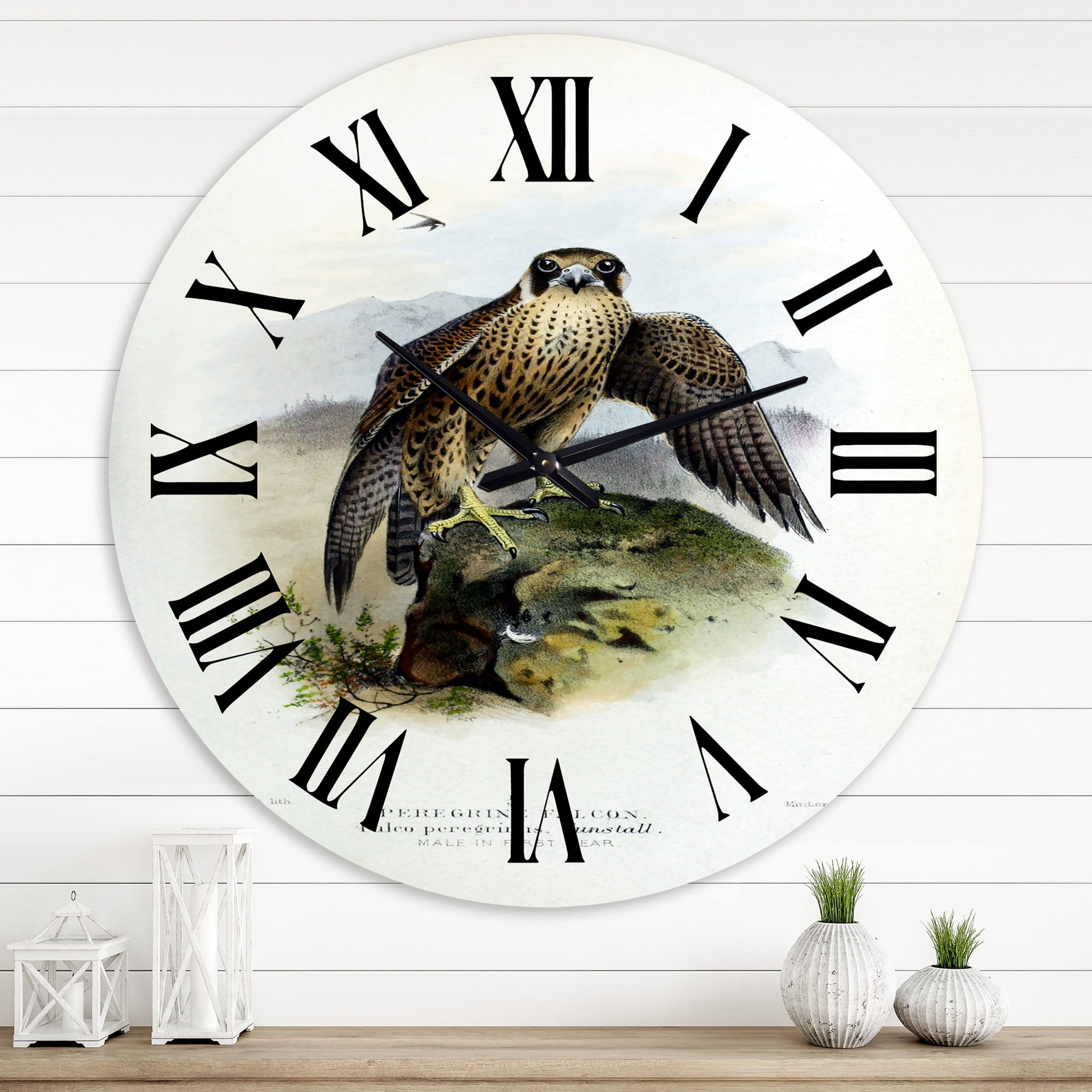 Designart 1 in Quartz Traditional Wall Clock