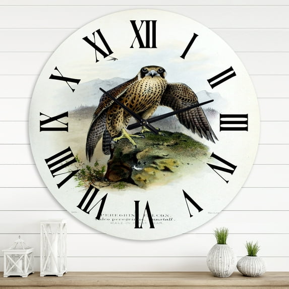 Designart 1 in Quartz Traditional Wall Clock