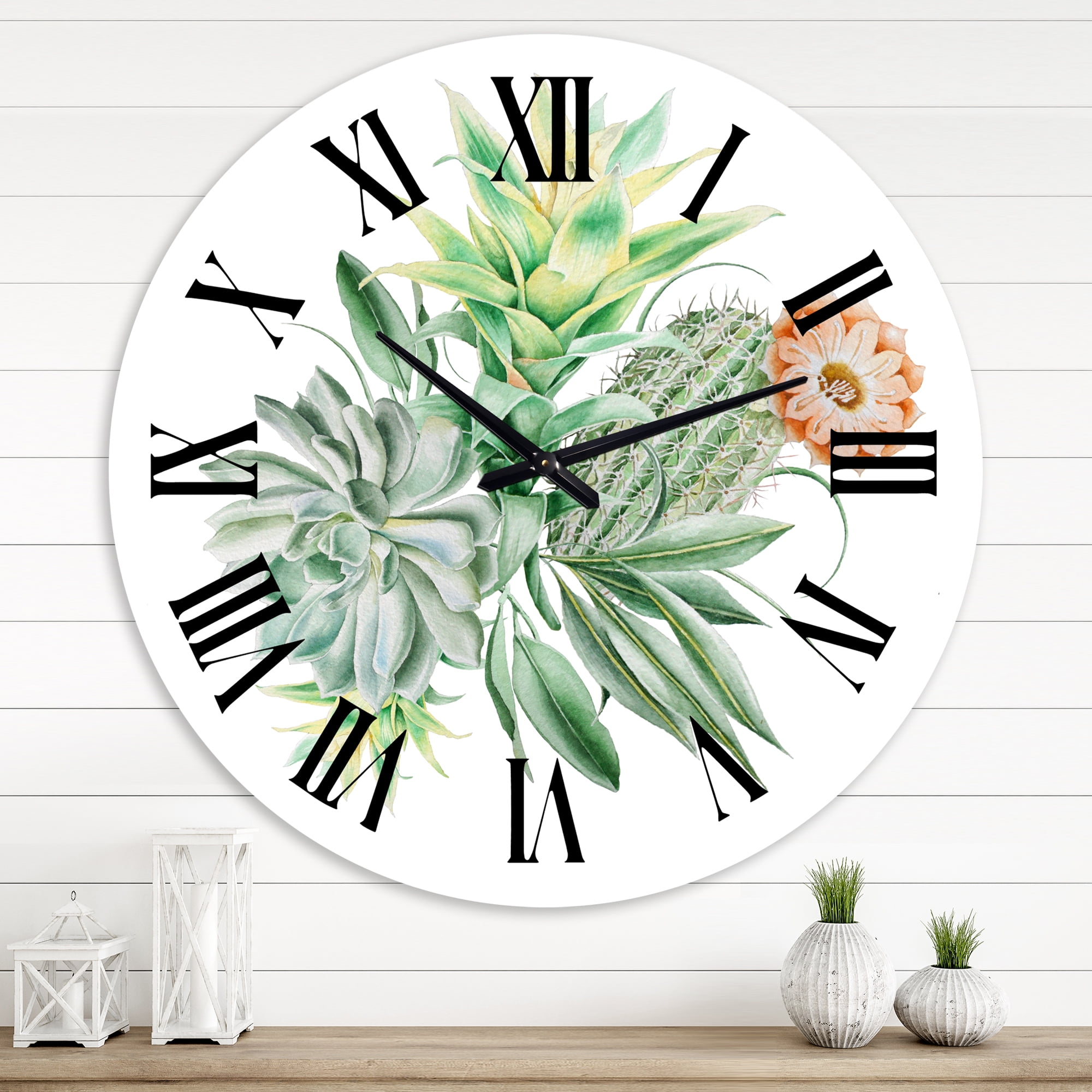 Designart 1 in Quartz Traditional Wall Clock