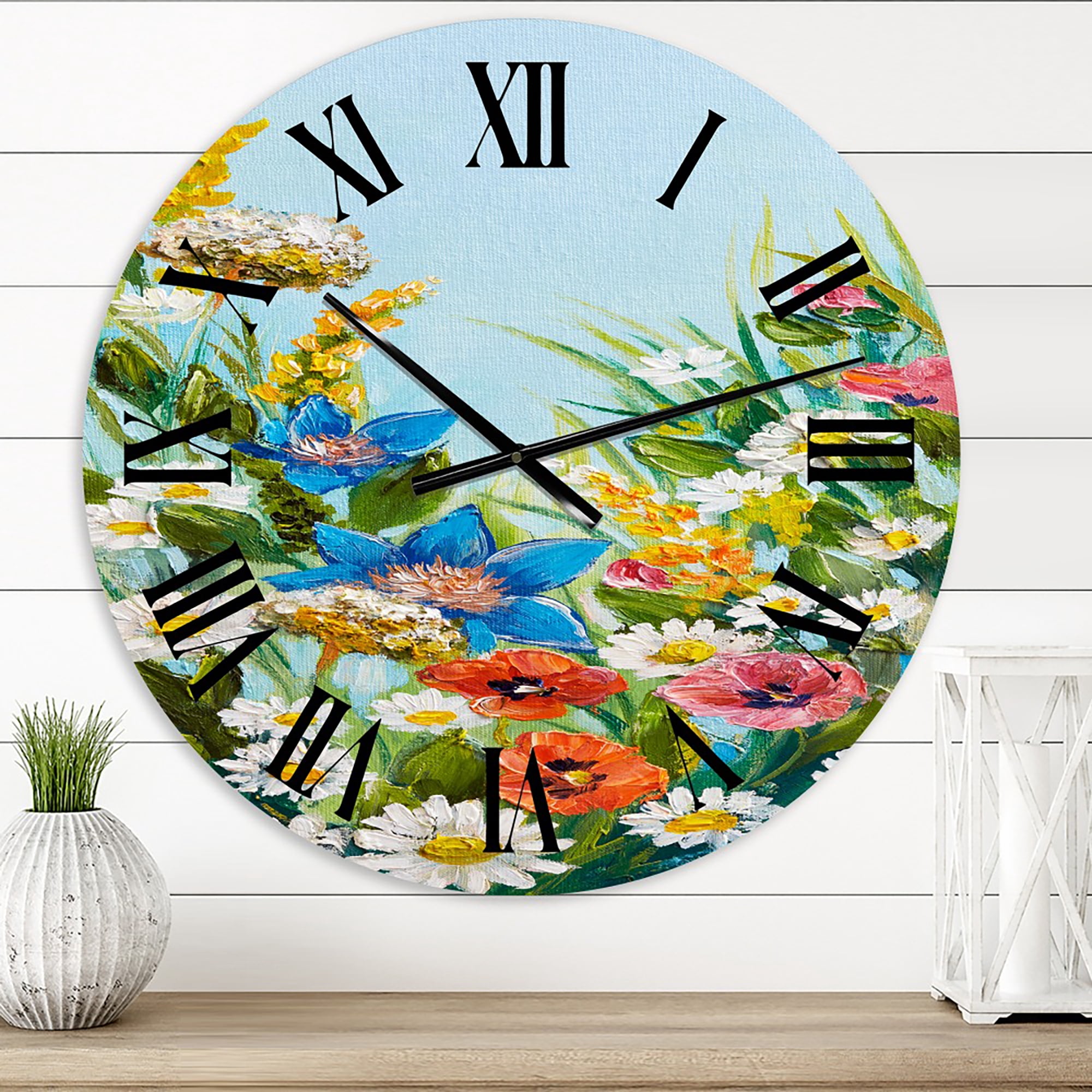 Designart 1 in Quartz Traditional Wall Clock