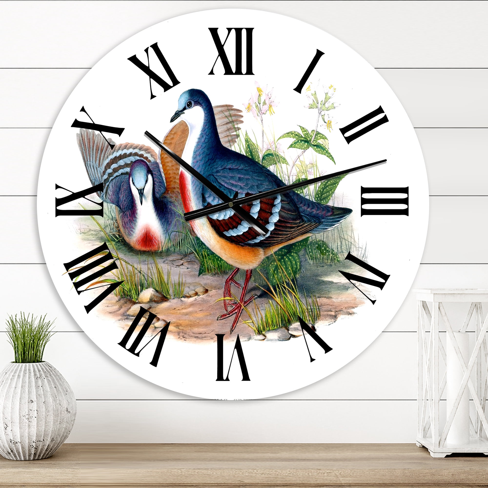 Designart 1 in Quartz Traditional Wall Clock