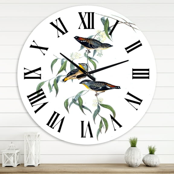 Designart 1 in Quartz Traditional Wall Clock