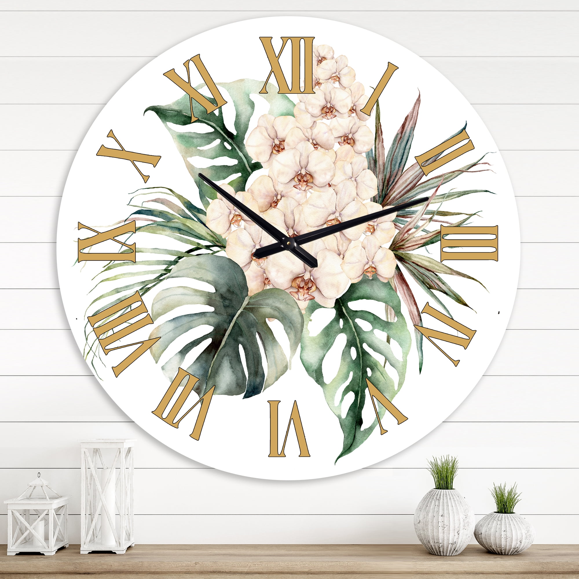 Designart 1 in Quartz Traditional Wall Clock