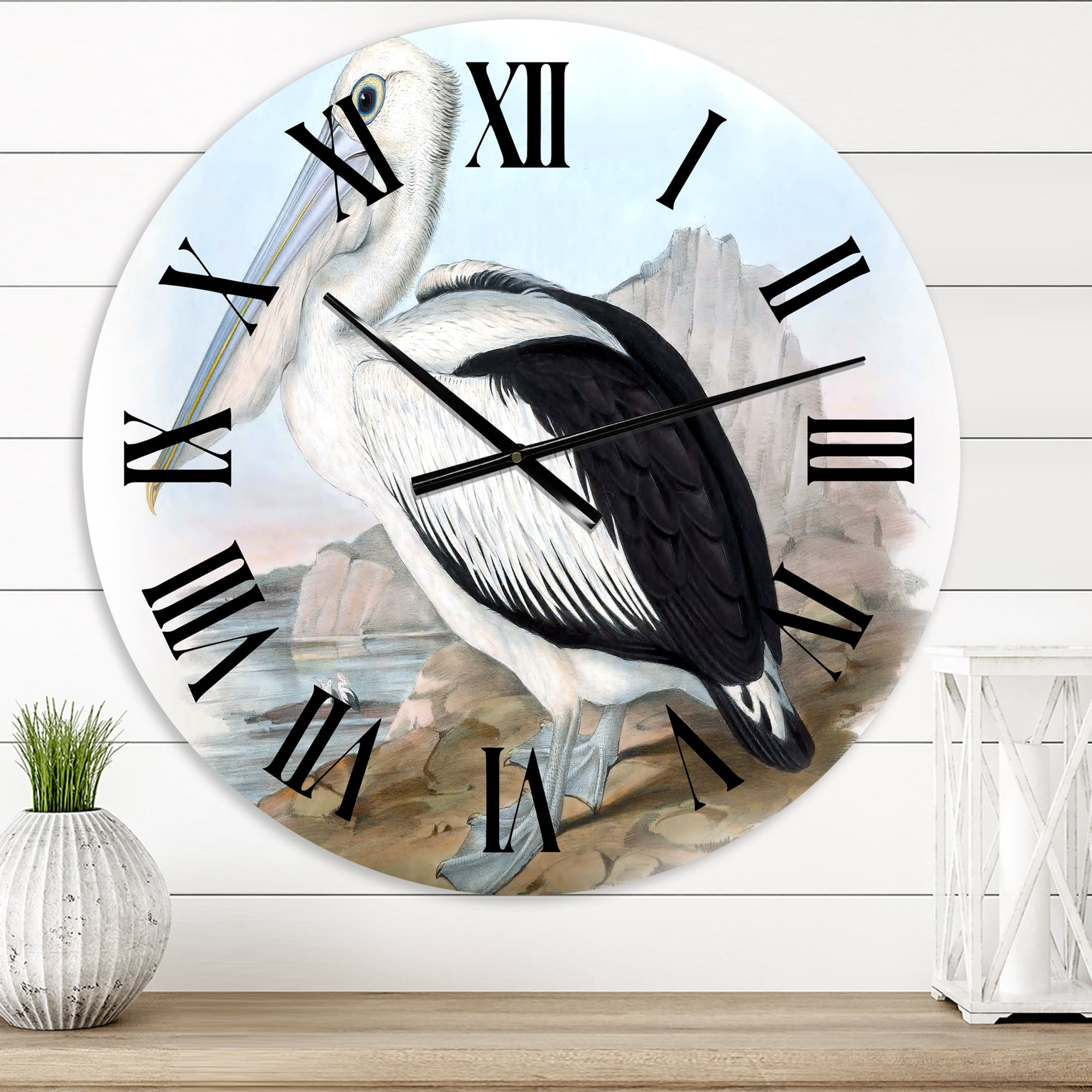 Designart 1 in Quartz Traditional Wall Clock