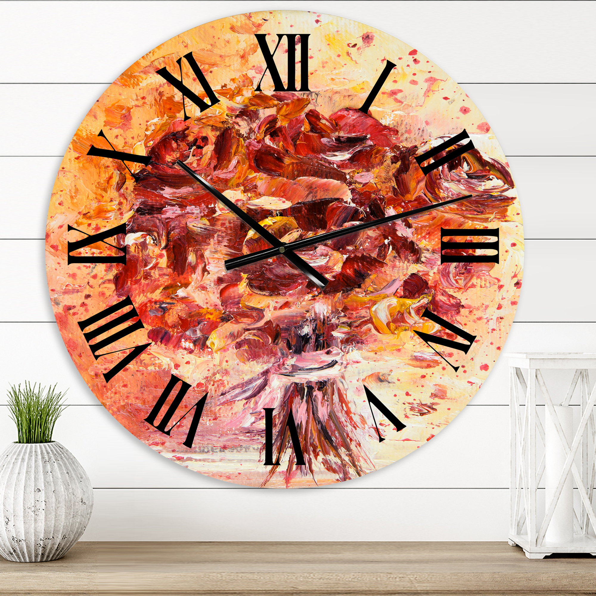 Designart 1 in Quartz Traditional Wall Clock