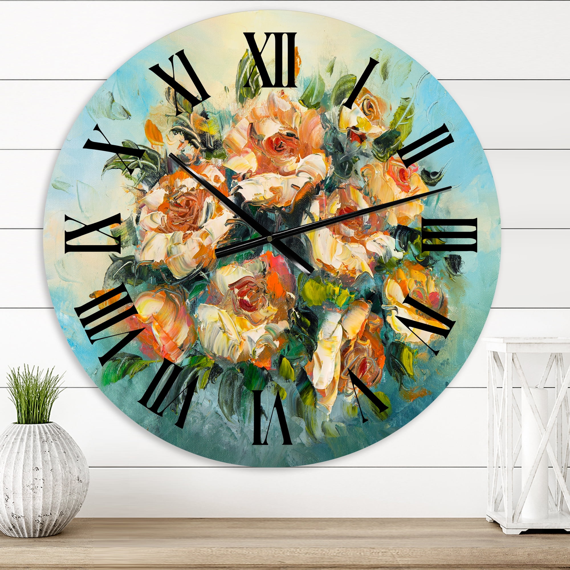 Designart 1 in Quartz Traditional Wall Clock