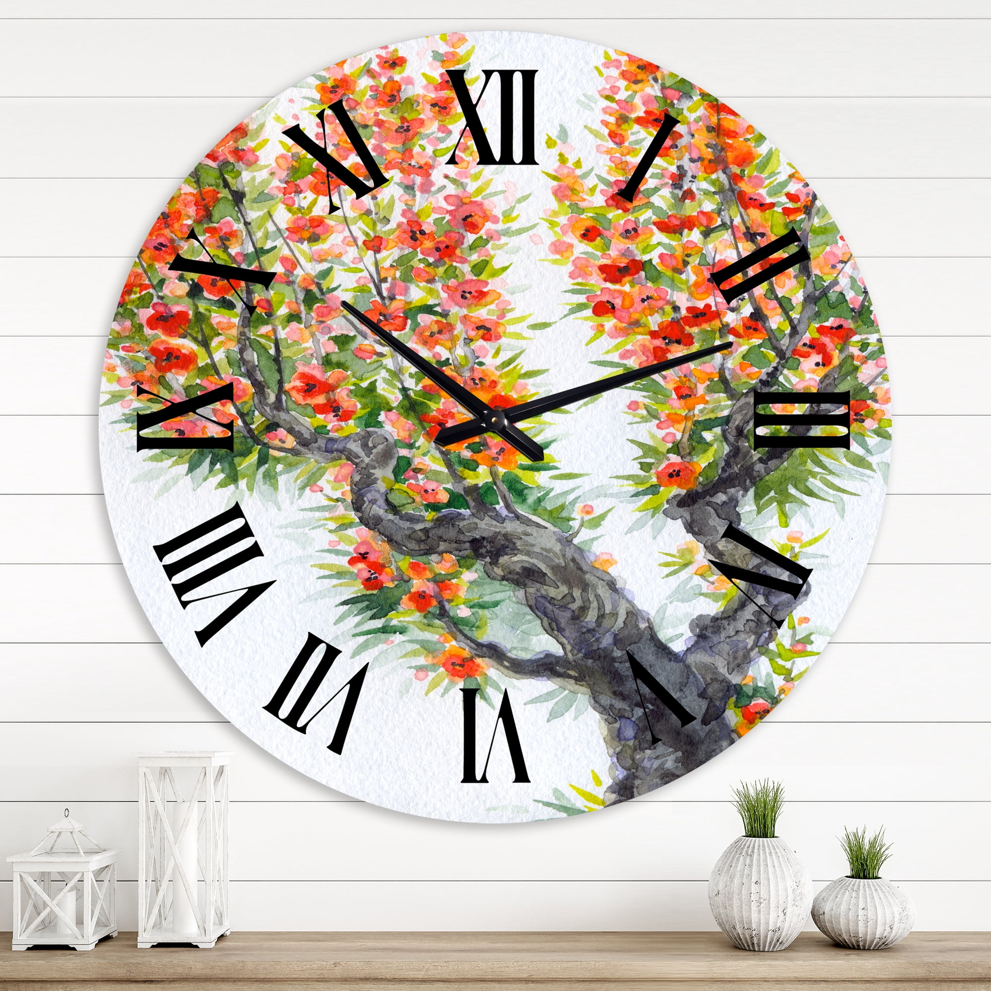 Designart 1 in Quartz Traditional Wall Clock