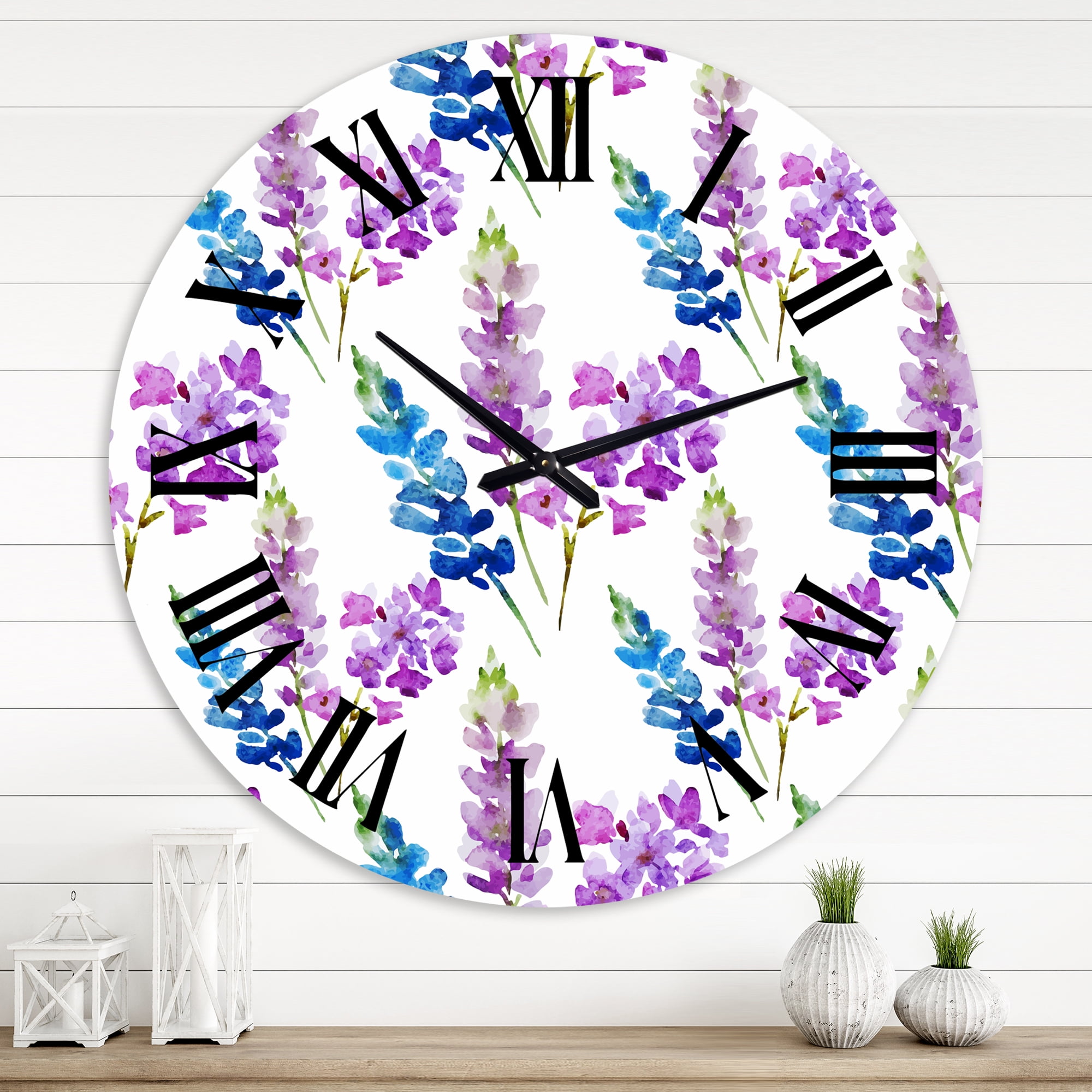 Designart 1 in Quartz Traditional Wall Clock
