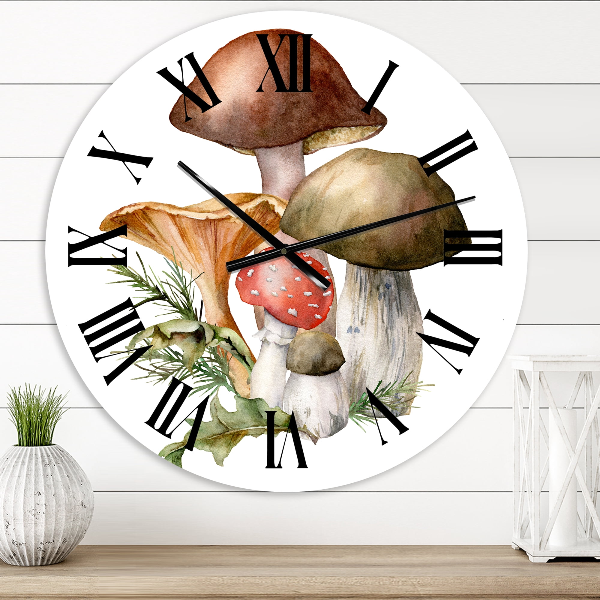 Designart 1 in Quartz Traditional Wall Clock