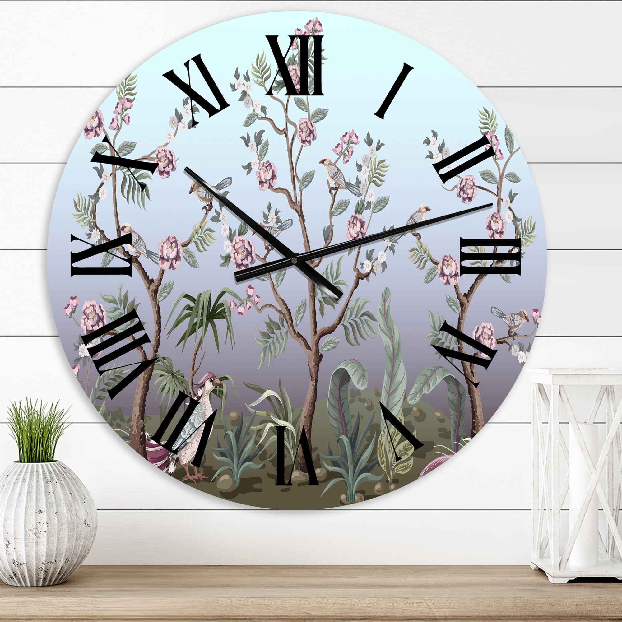 Designart 1 in Quartz Traditional Wall Clock