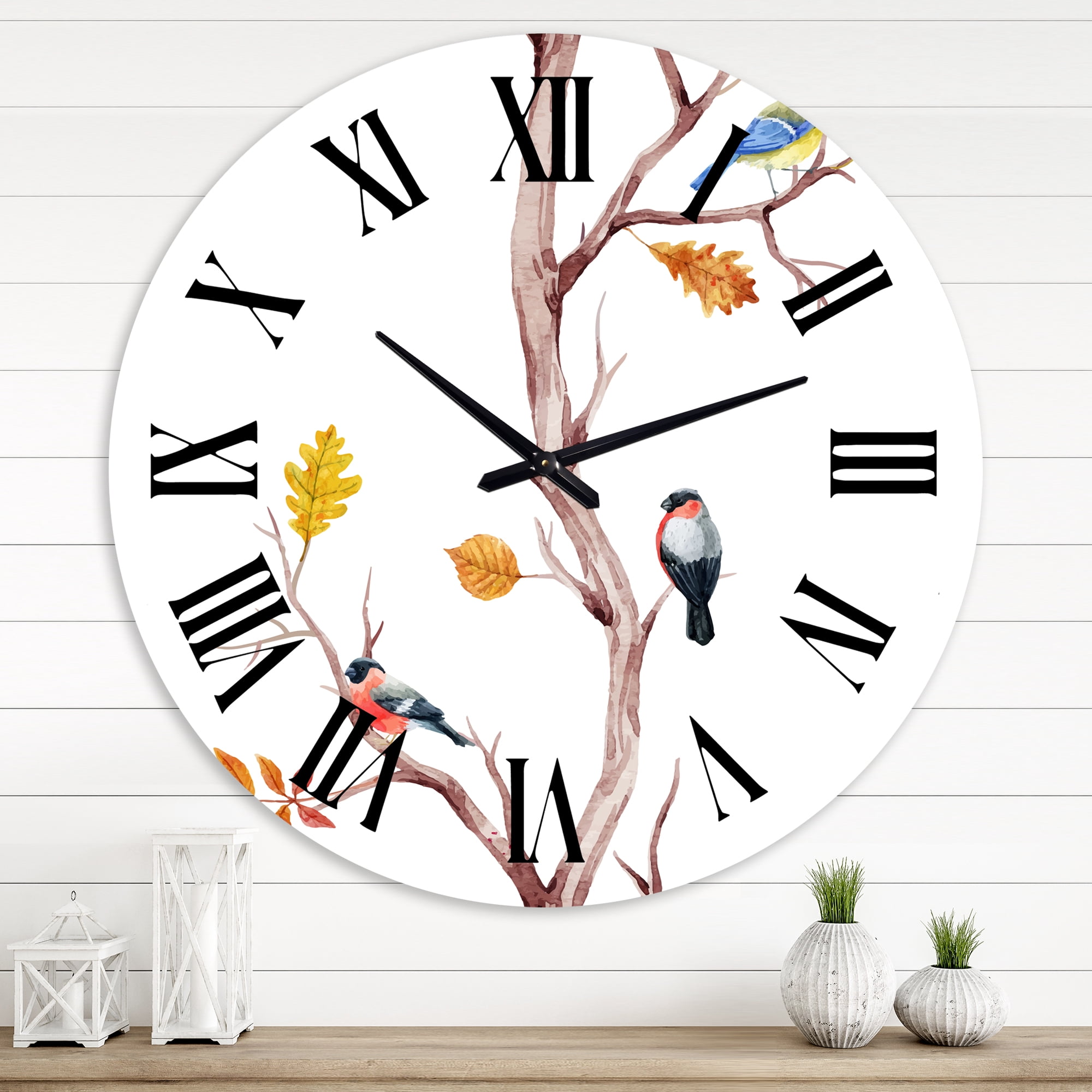 Designart 1 in Quartz Traditional Wall Clock