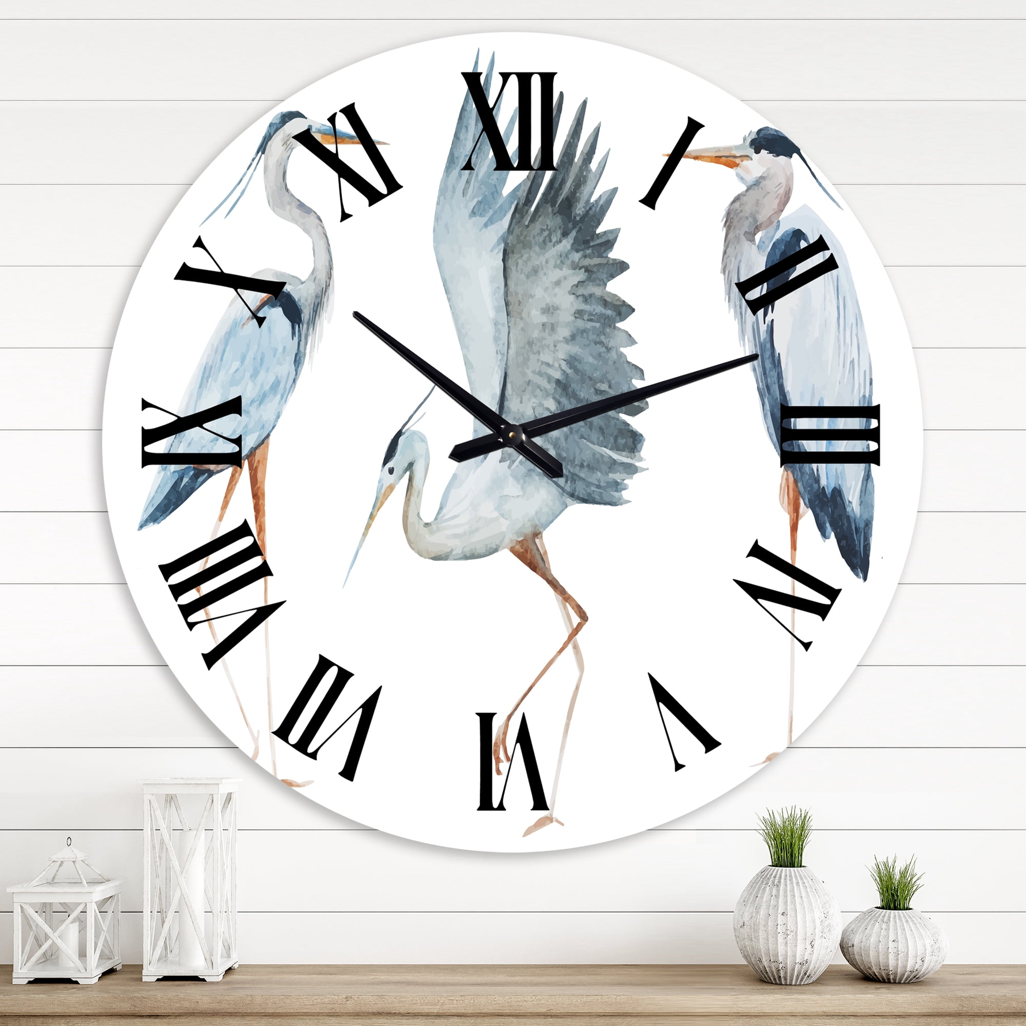 Designart 1 in Quartz Traditional Wall Clock