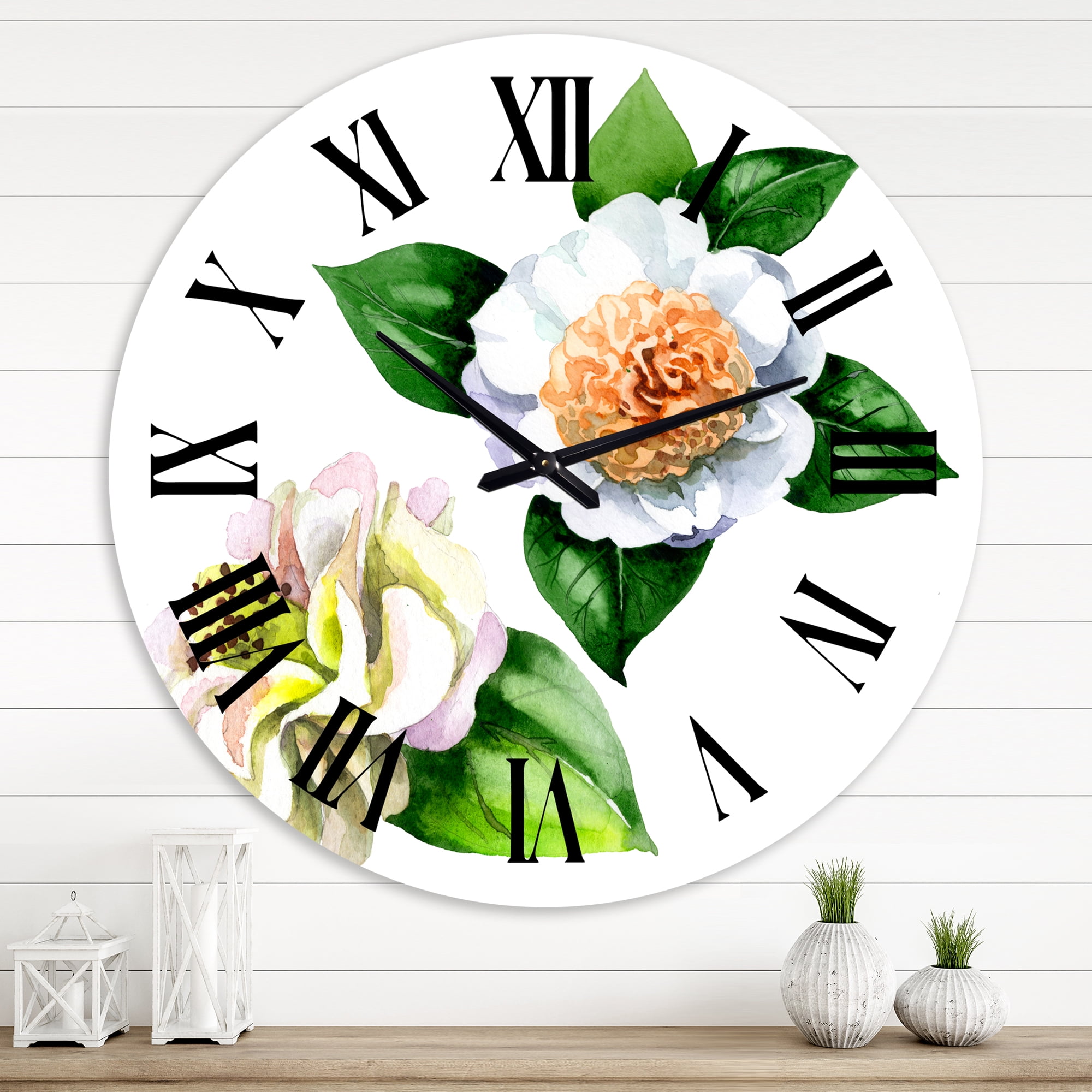 Designart 1 in Quartz Traditional Wall Clock