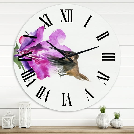 Designart 1 in Quartz Traditional Wall Clock