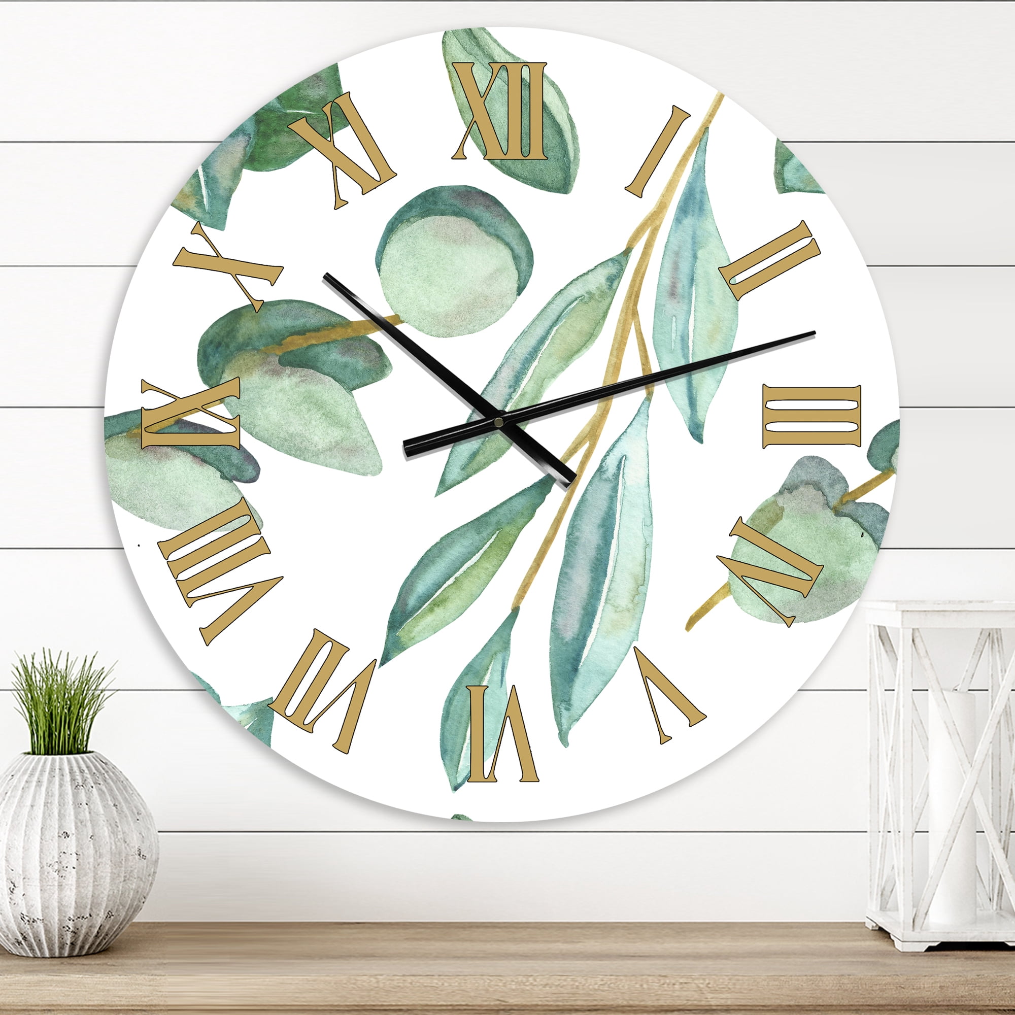 Designart 1 in Quartz Traditional Wall Clock