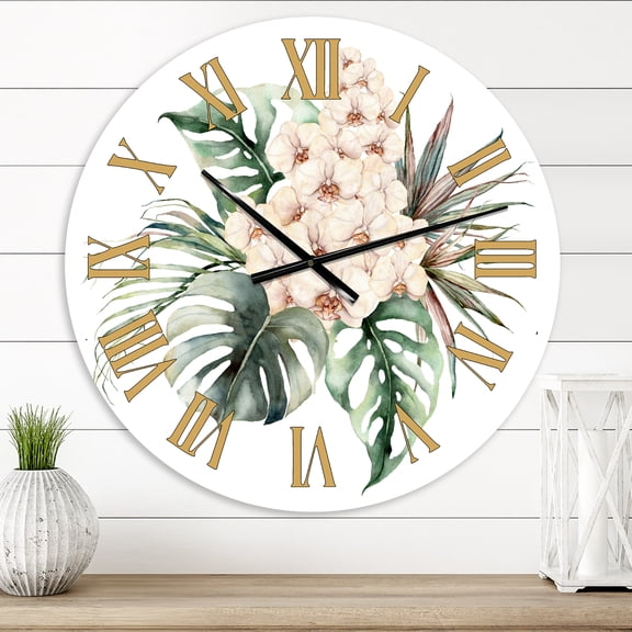 Designart 1 in Quartz Traditional Wall Clock