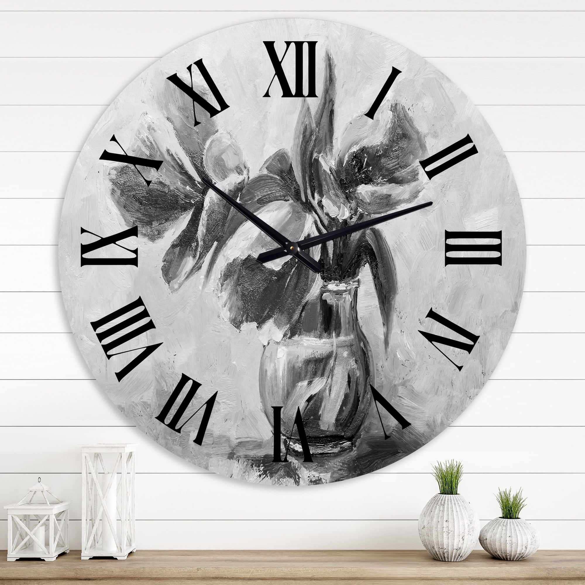 Designart 1 in Quartz Traditional Wall Clock
