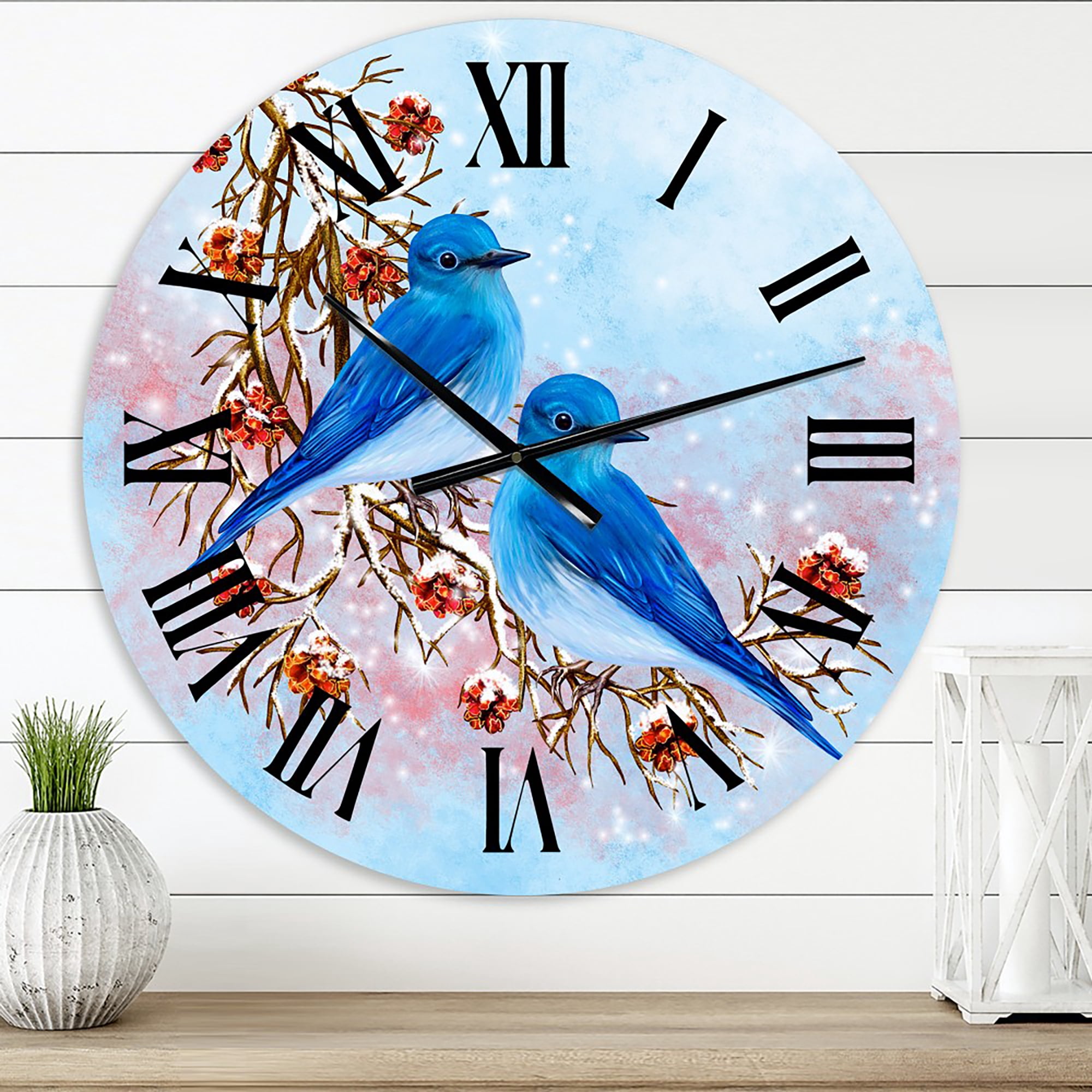 Designart 1 in Quartz Traditional Wall Clock