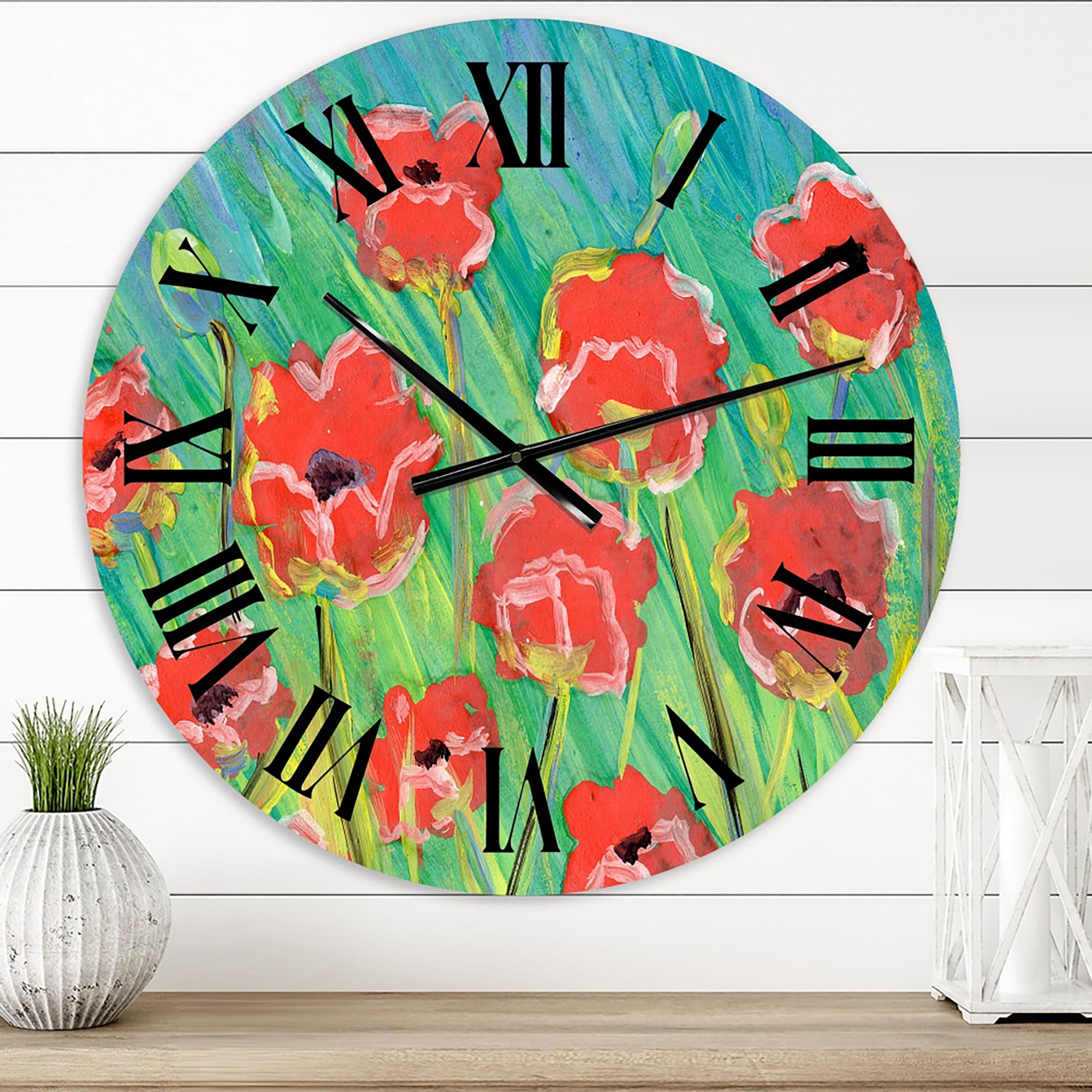 Designart 1 in Quartz Traditional Wall Clock