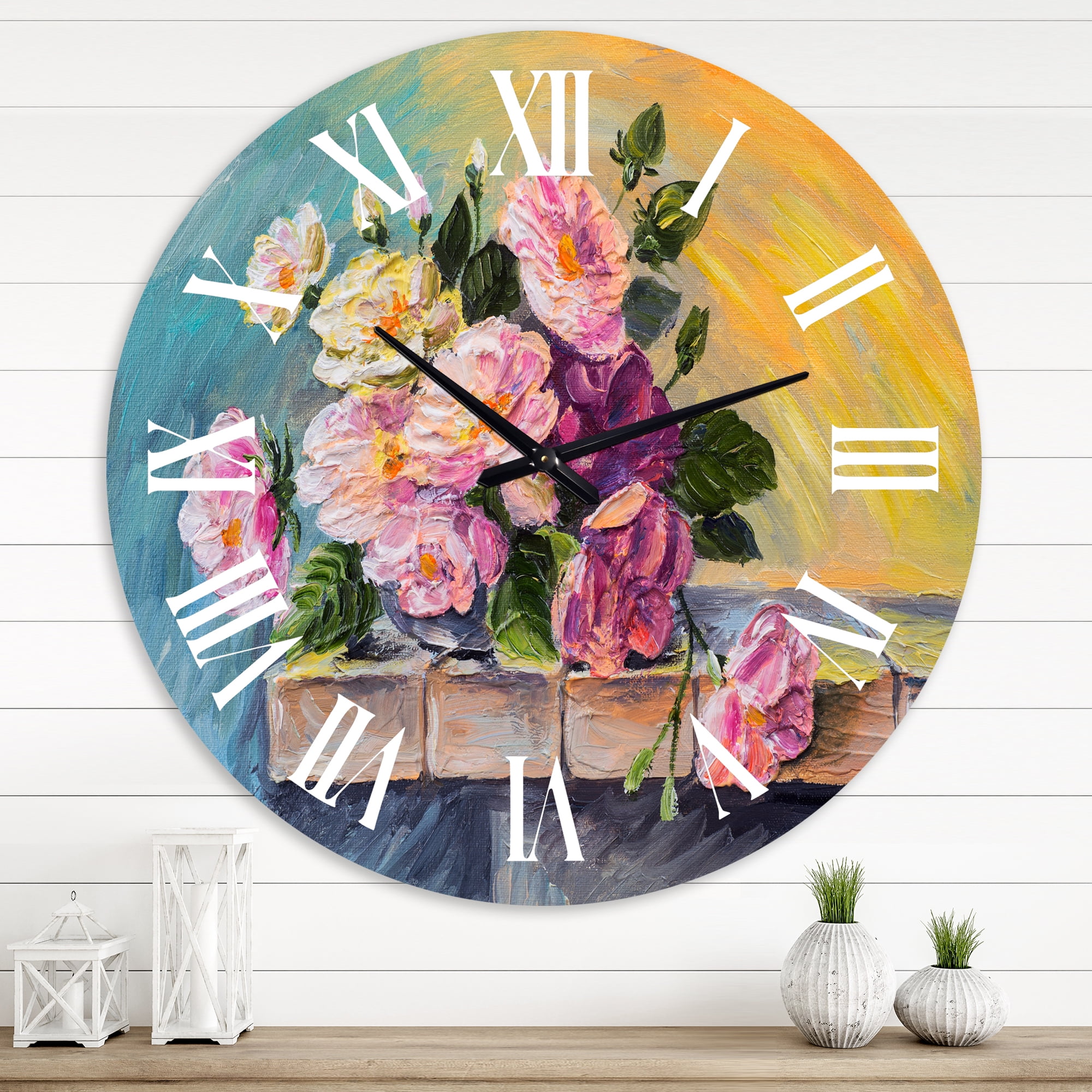 Designart 1 in Quartz Traditional Wall Clock