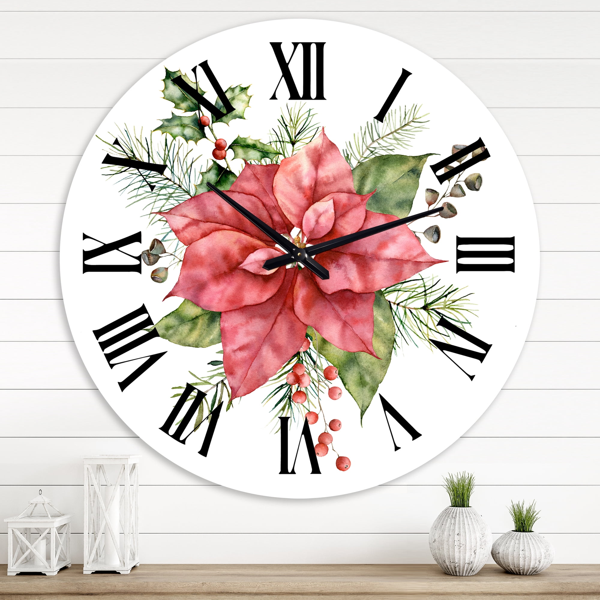 Designart 1 in Quartz Traditional Wall Clock