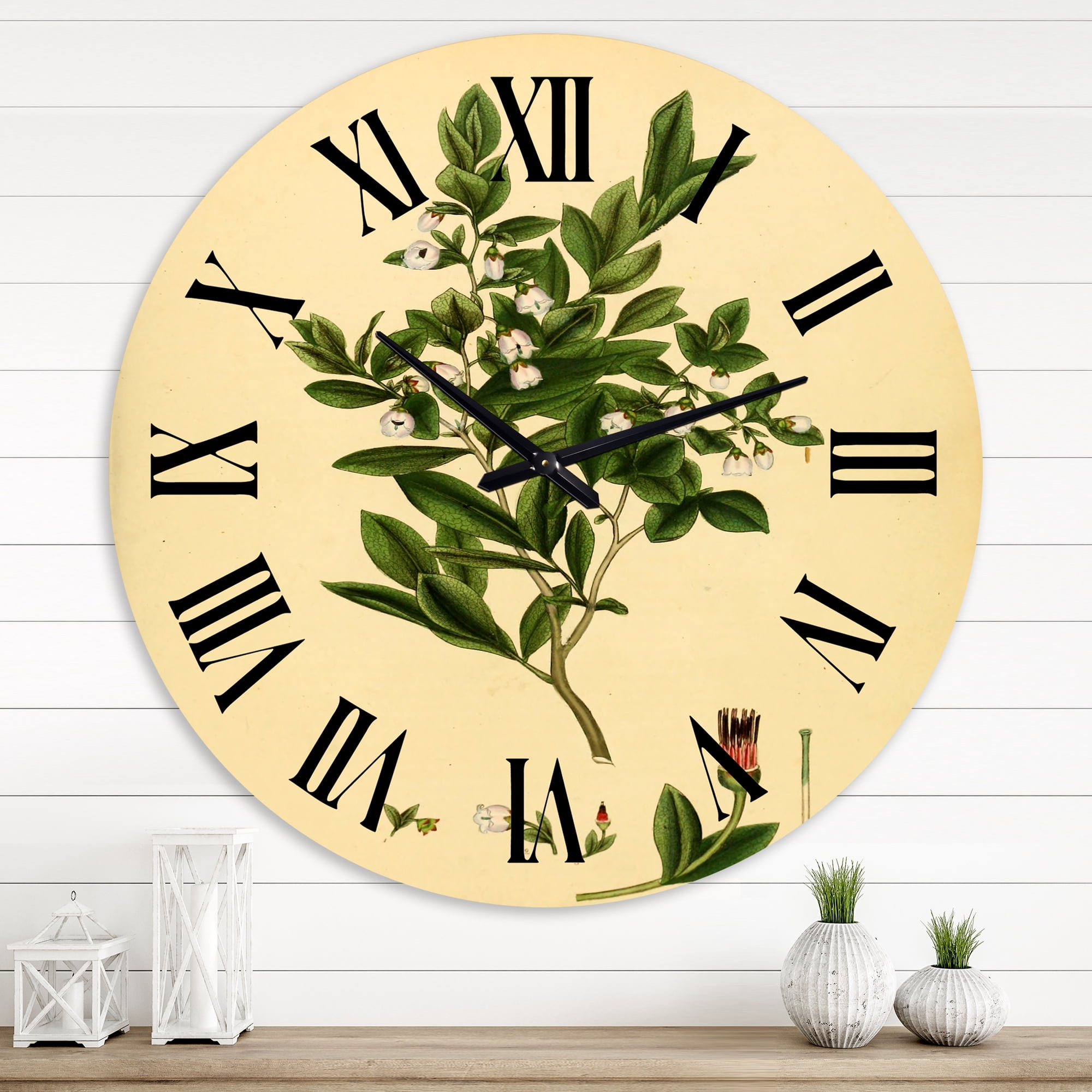 Designart 1 in Quartz Traditional Wall Clock