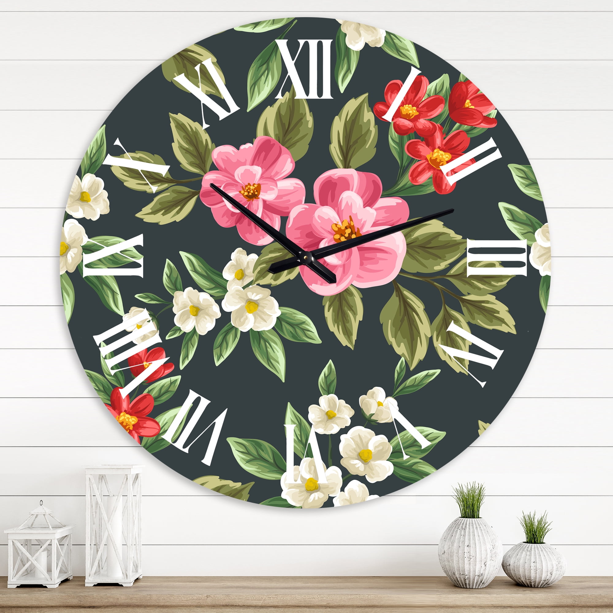 Designart 1 in Quartz Traditional Wall Clock