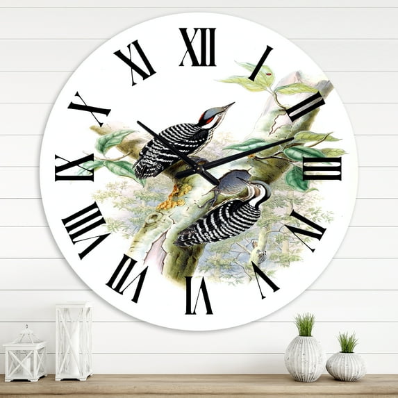 Designart 1 in Quartz Traditional Wall Clock