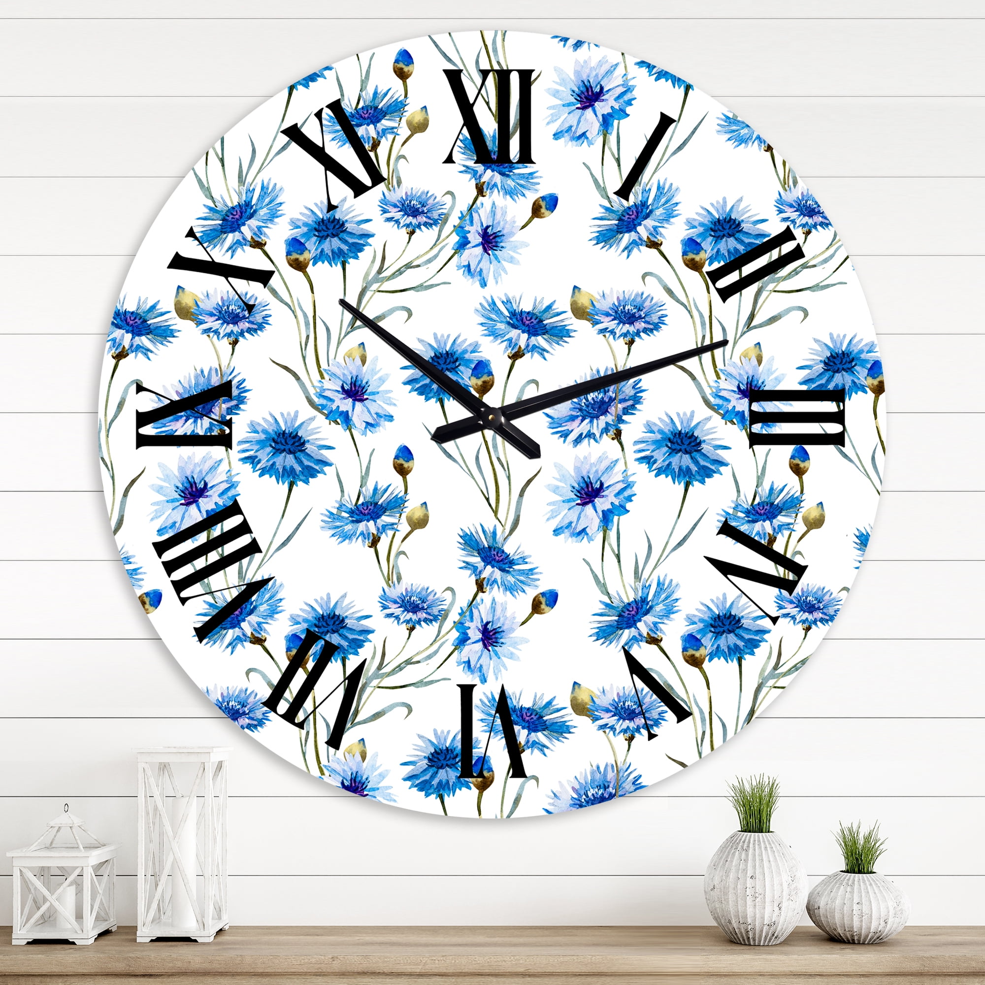 Designart 1 in Quartz Traditional Wall Clock